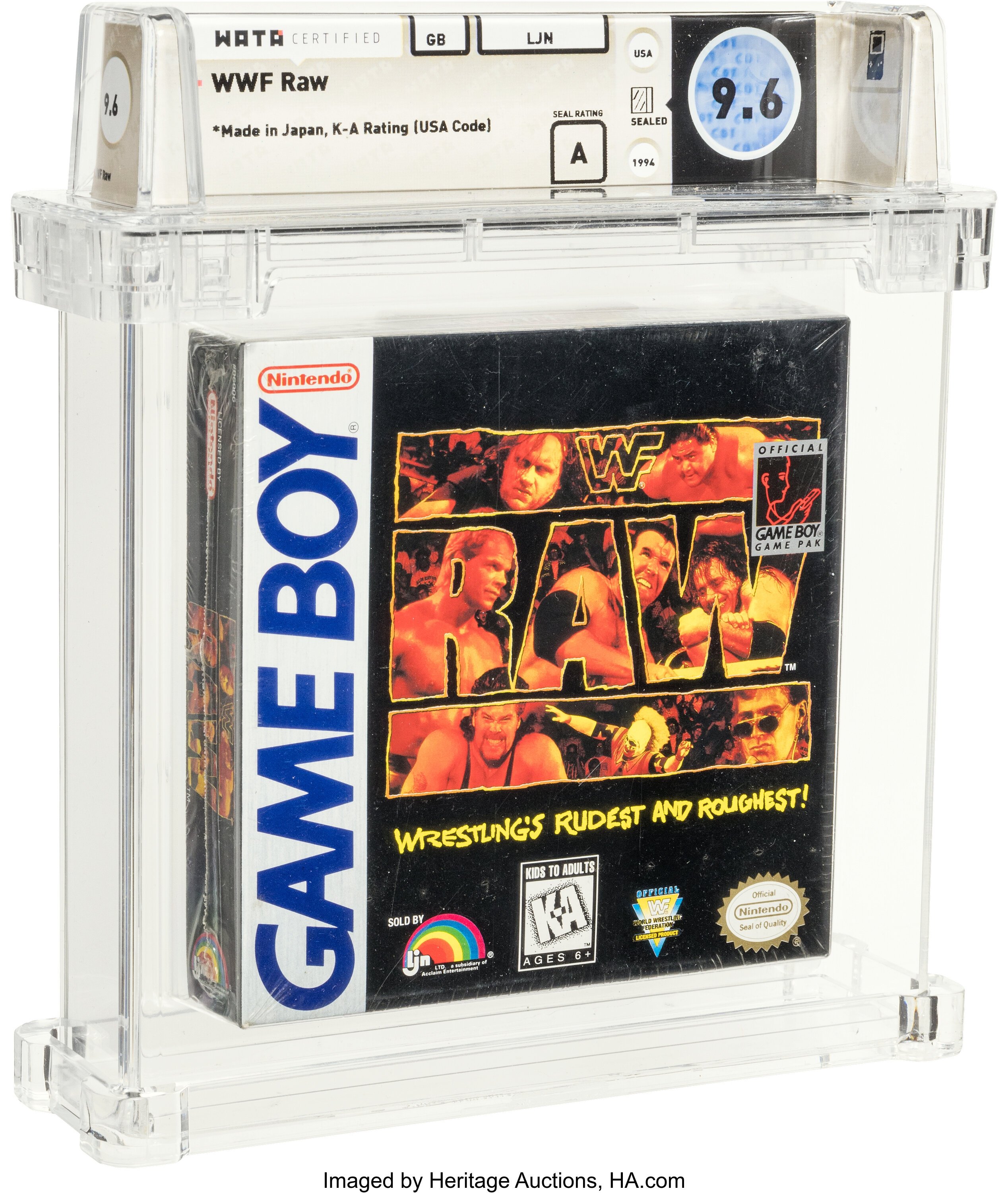 WWF Raw (Game Boy): PSA Pop Report & Prices
