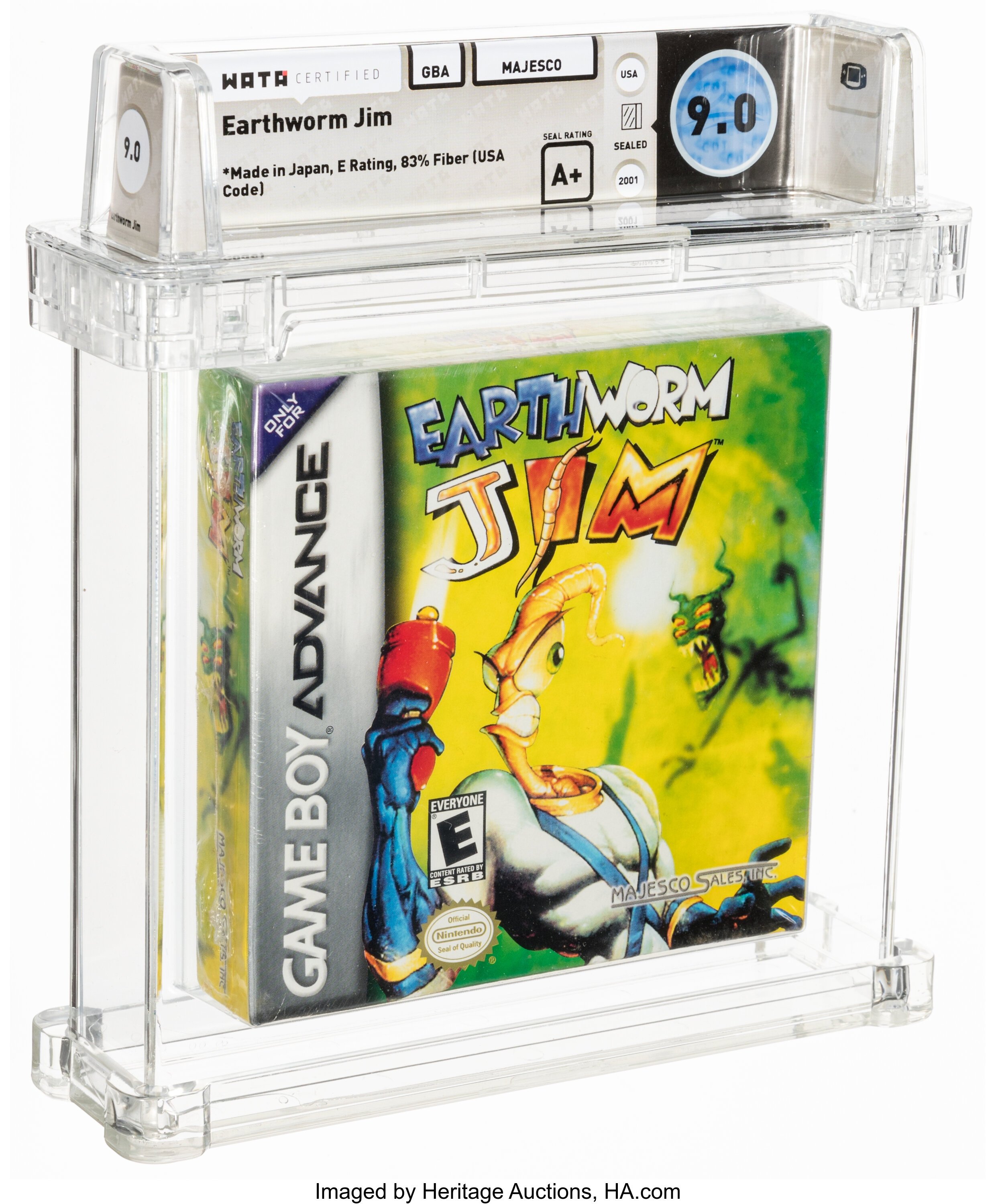 Earthworm Jim (GBA): PSA Pop Report & Prices