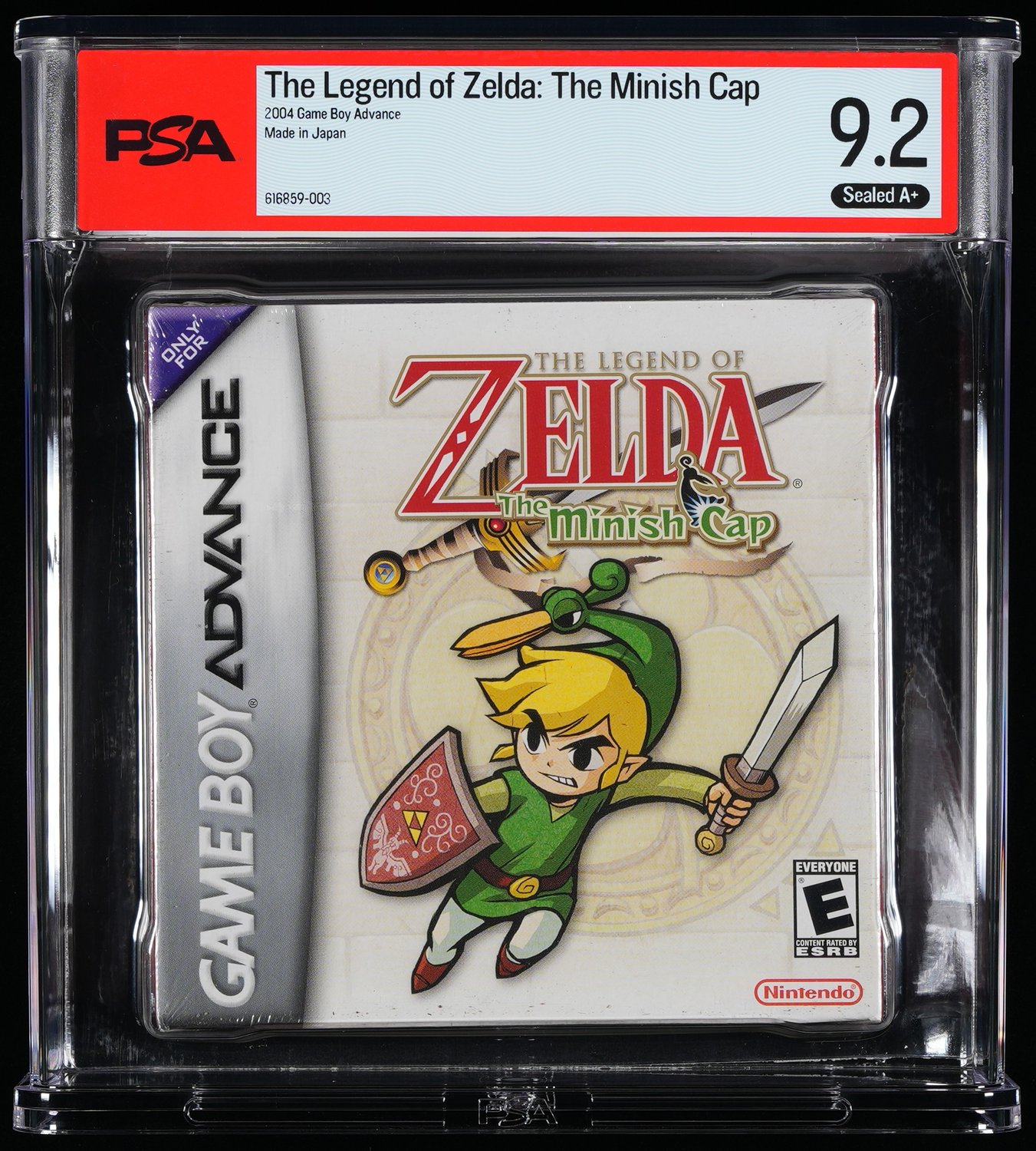 The Legend of Zelda: The Minish Cap (GBA) — PSA Pop & Prices