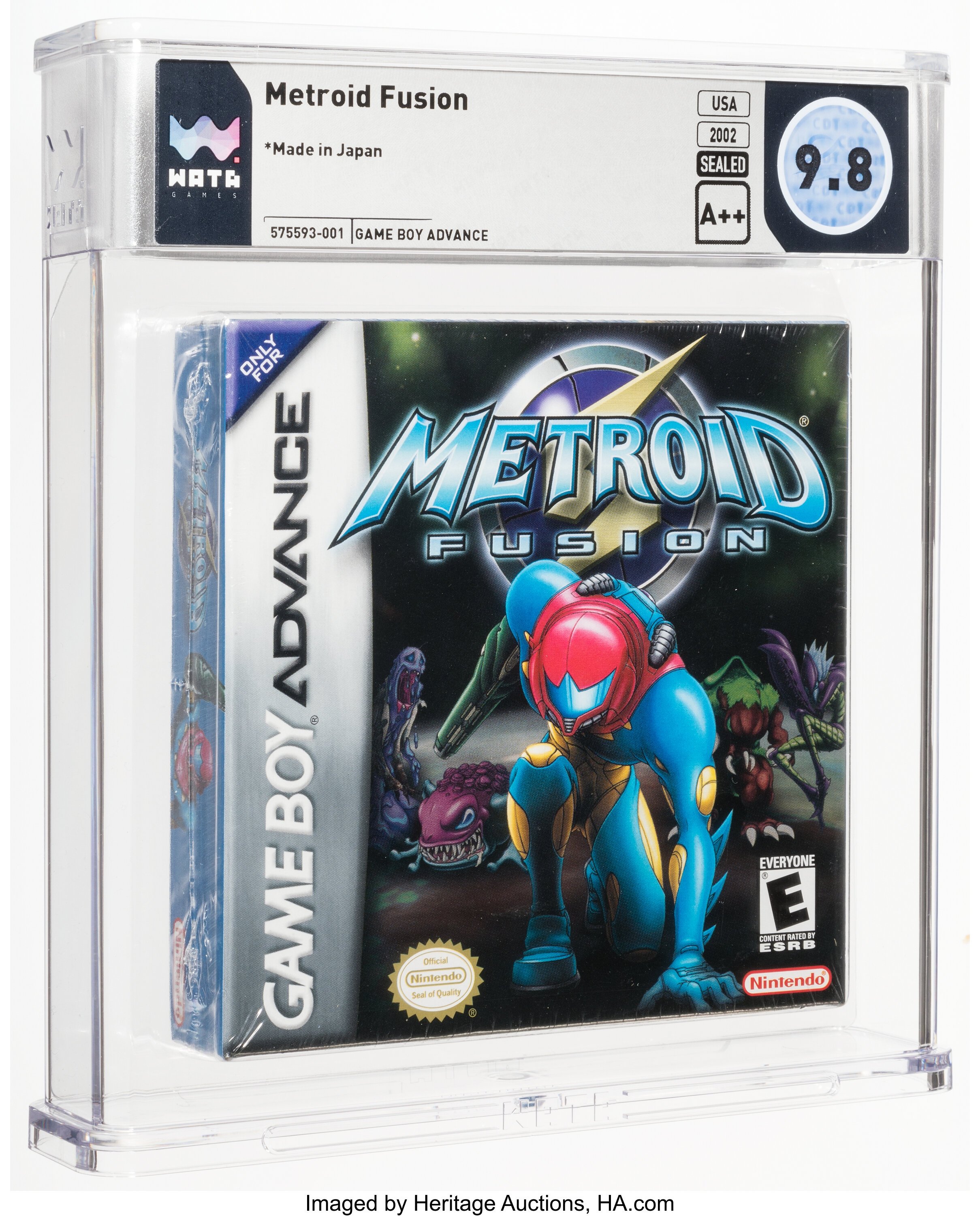 Metroid Fusion (GBA): PSA Pop Report & Prices