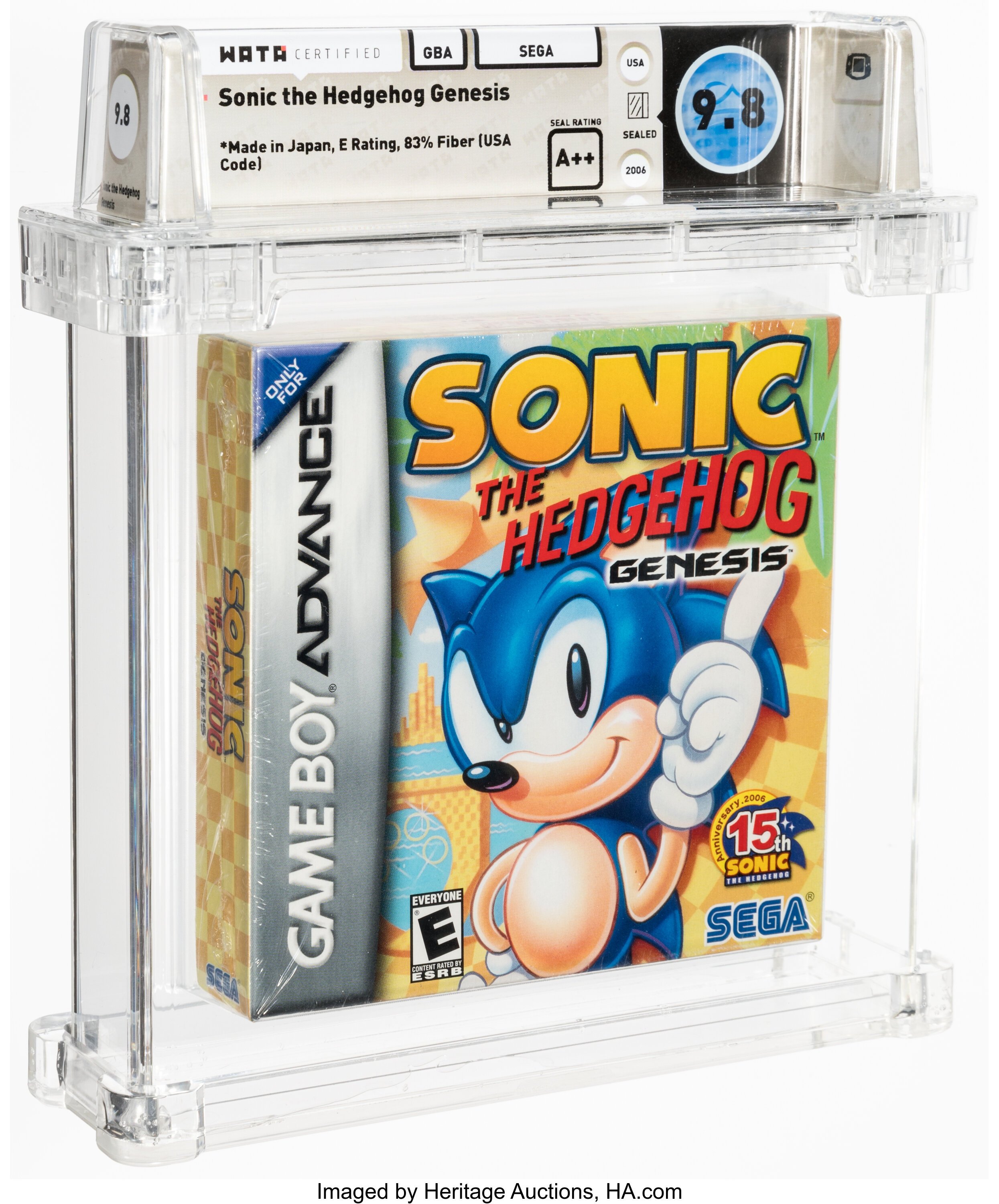 Sonic the Hedgehog Genesis (GBA): PSA Pop Report & Prices