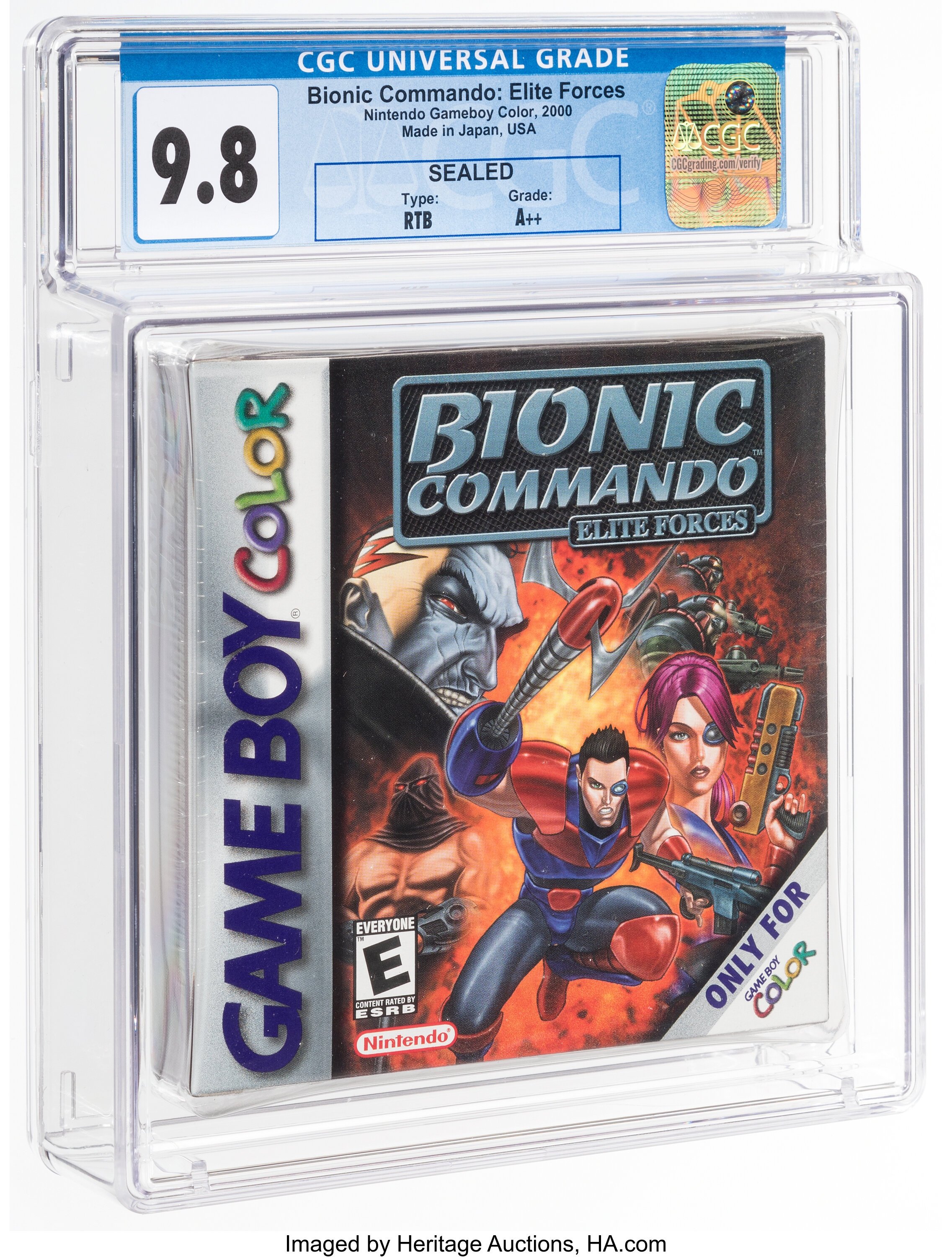 Bionic Commando: Elite Forces (GBC) — PSA Pop & Prices