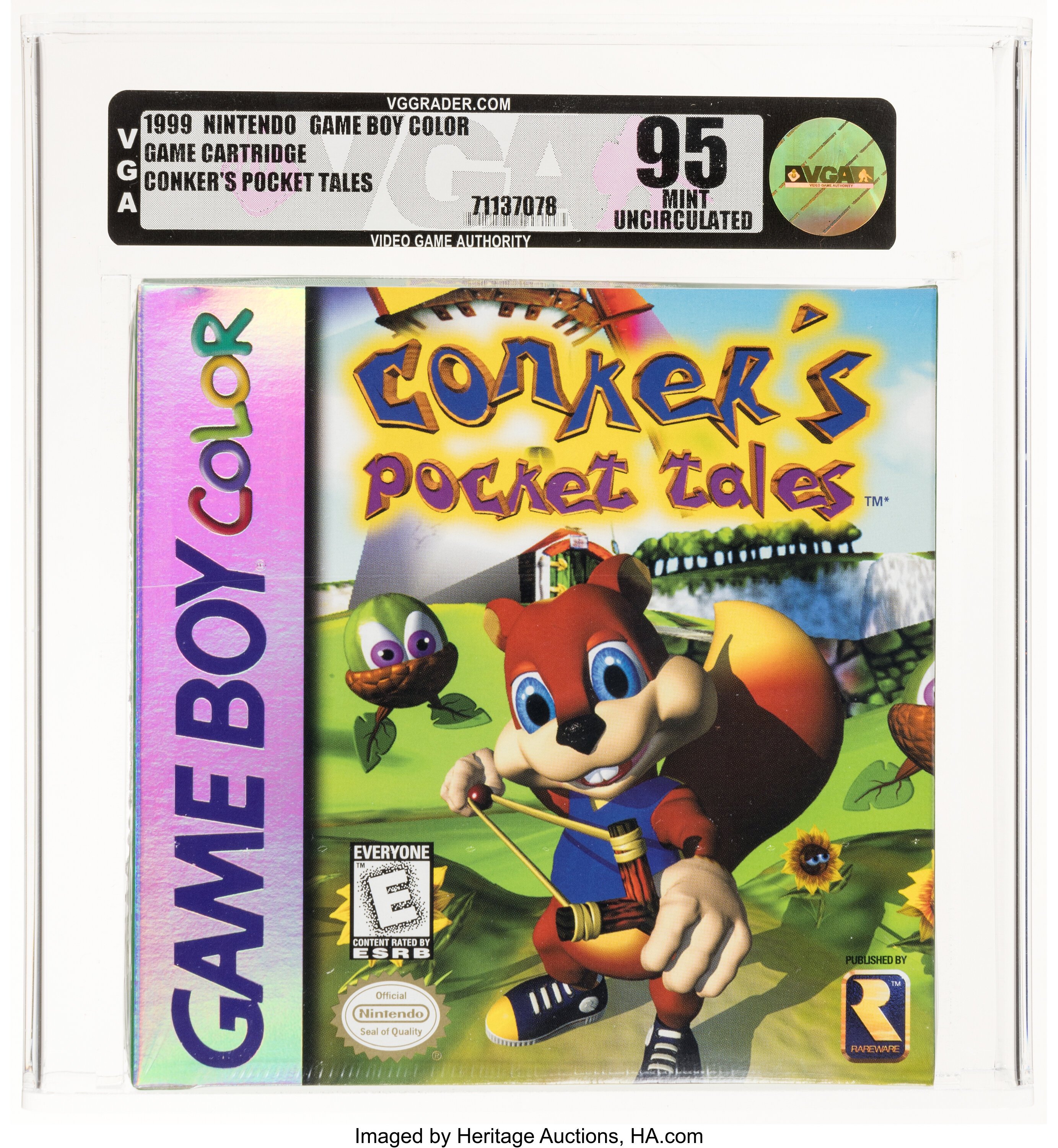 Conker's Pocket Tales (GBC): PSA Pop Report & Prices