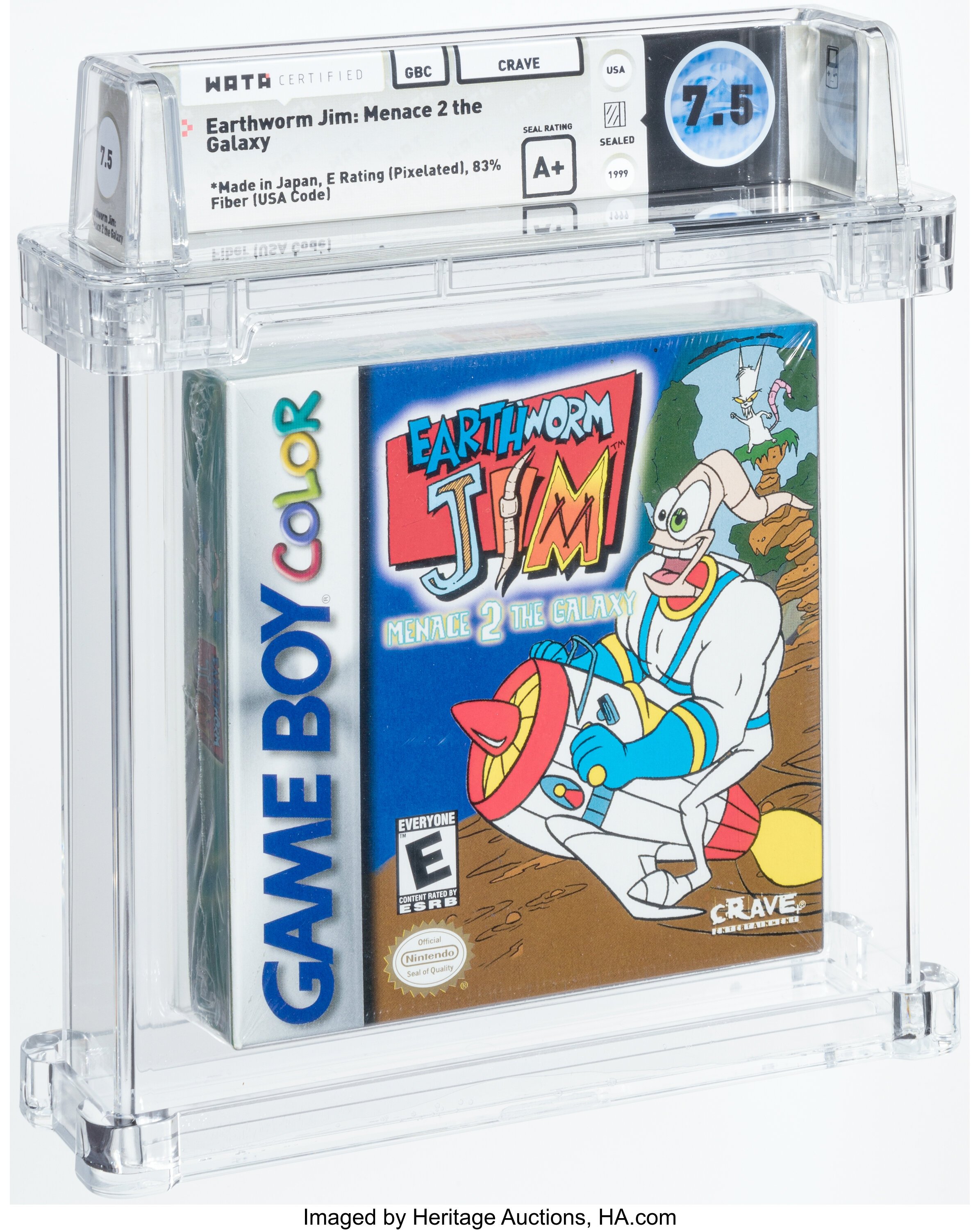 Earthworm Jim: Menace 2 the Galaxy (GBC) — PSA Pop & Prices