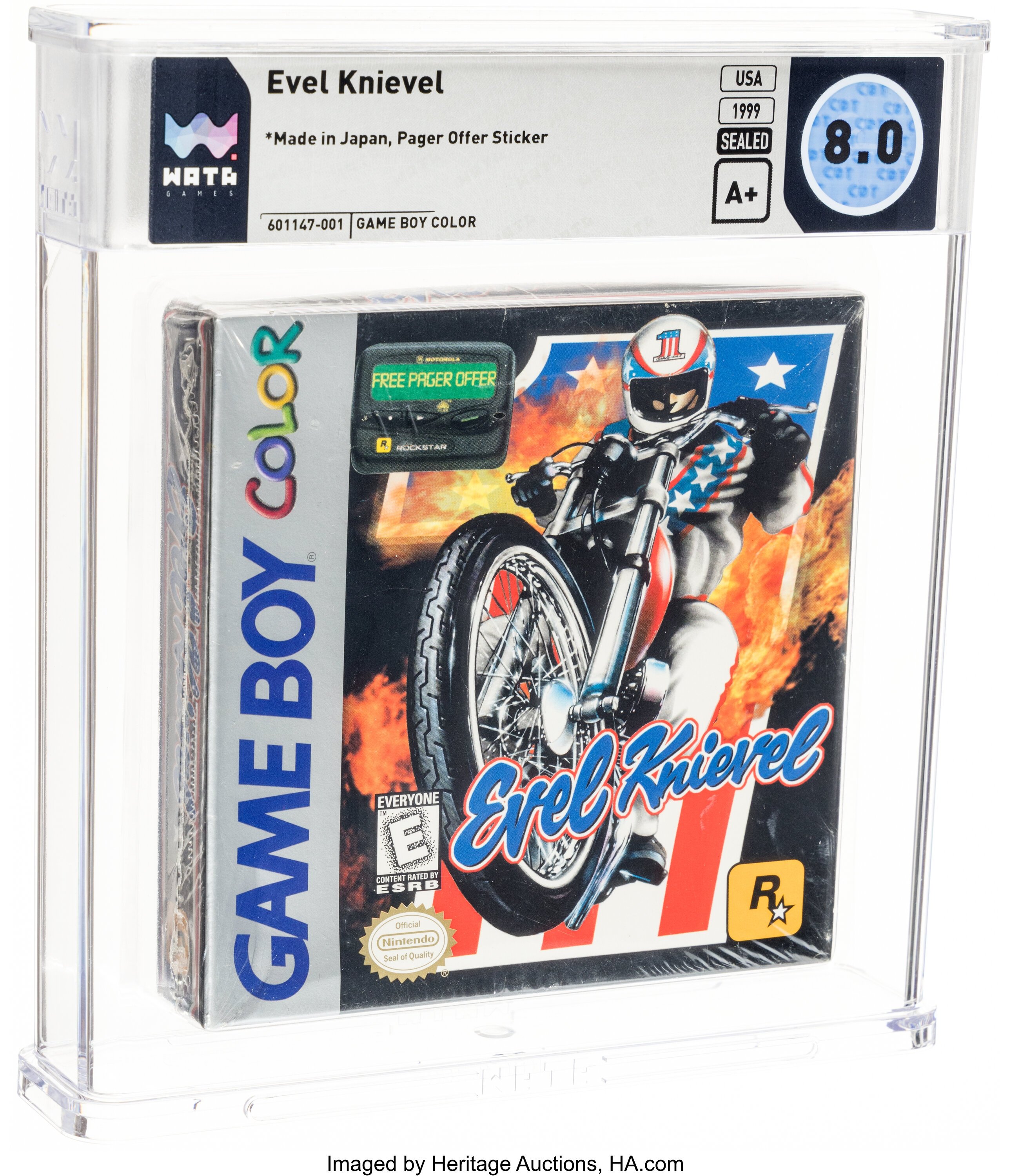 Evel Knievel (GBC): PSA Pop Report & Prices