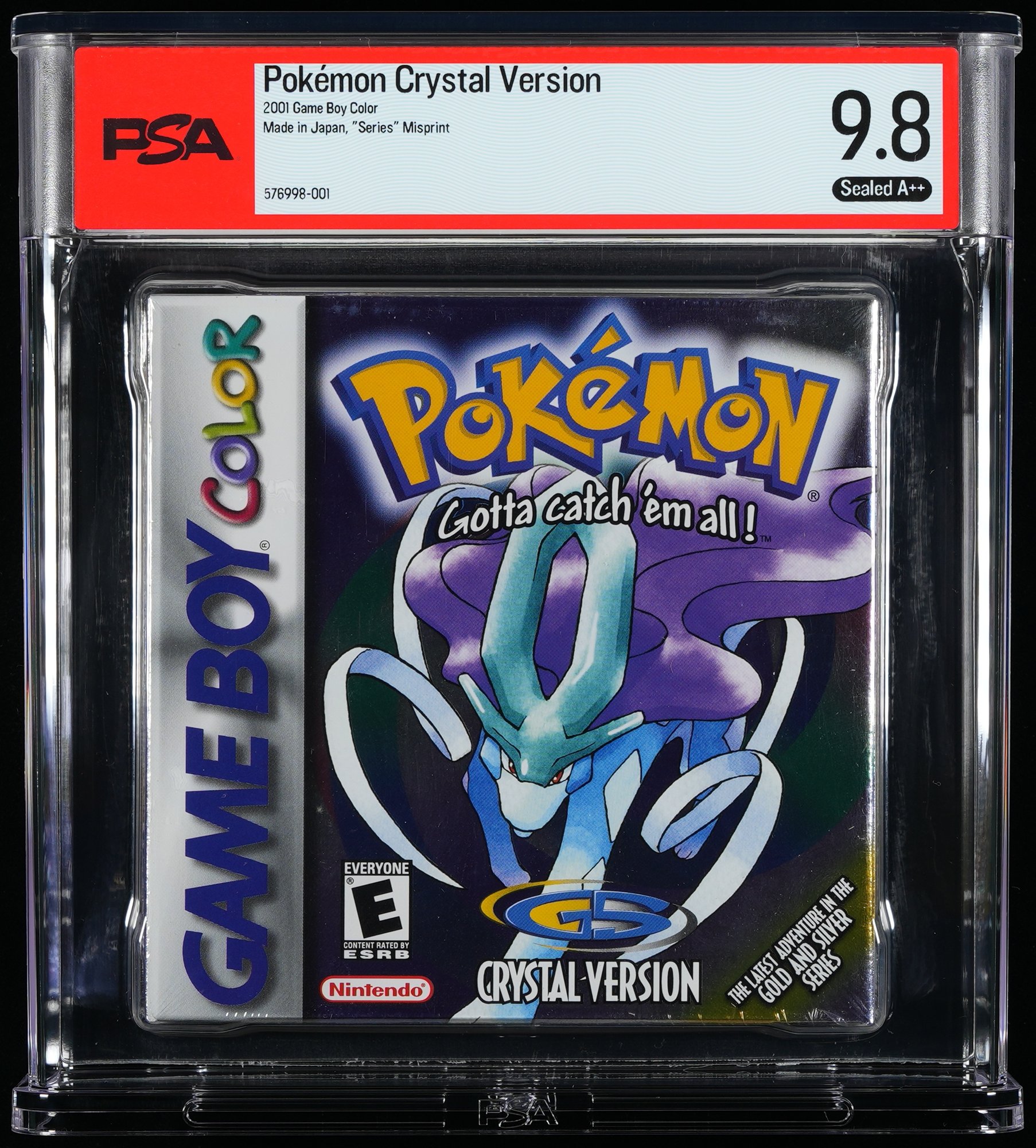Pokémon Crystal Version (GBC): PSA Pop Report & Prices