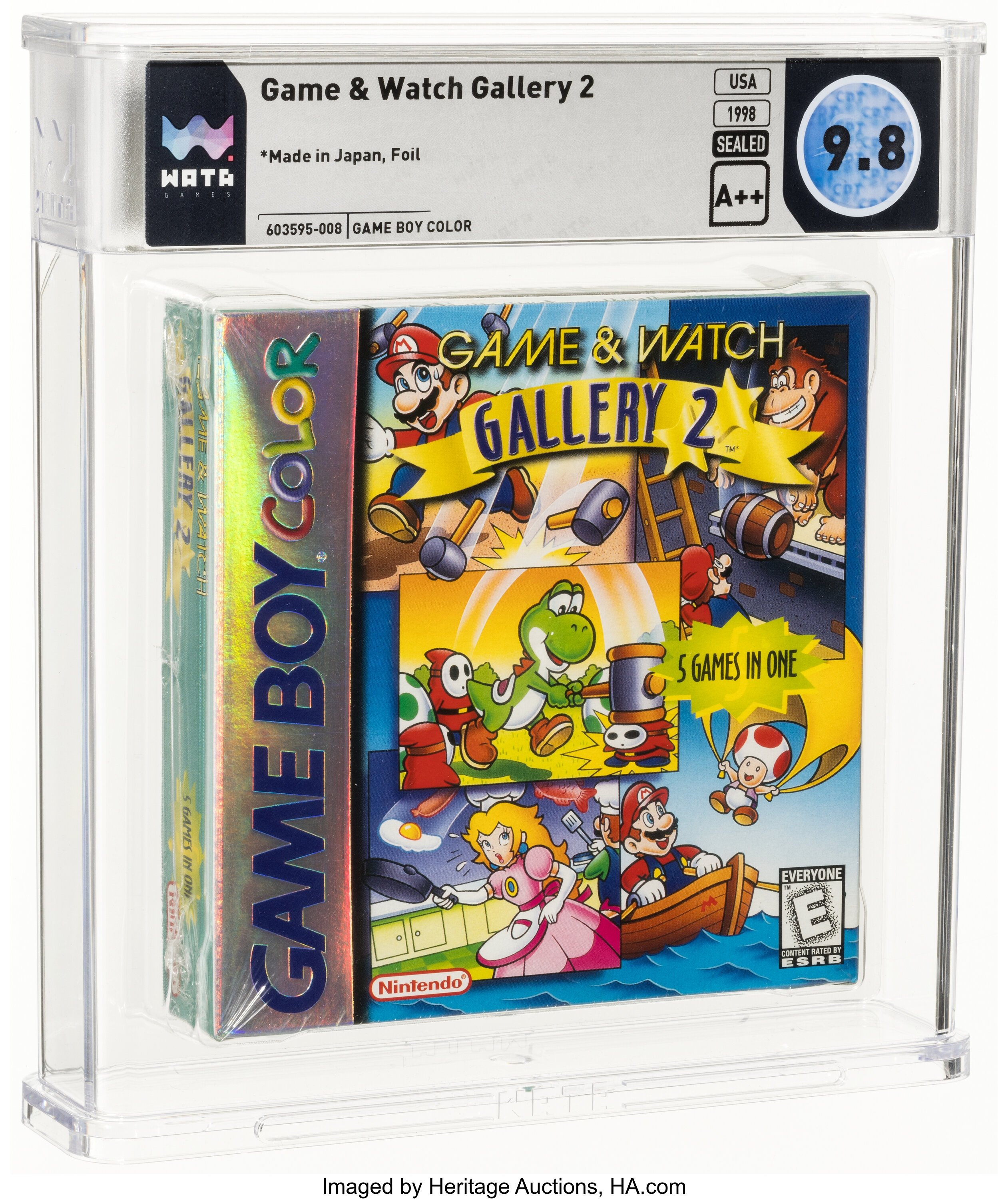 Game & Watch Gallery 2 (GBC): PSA Pop Report & Prices
