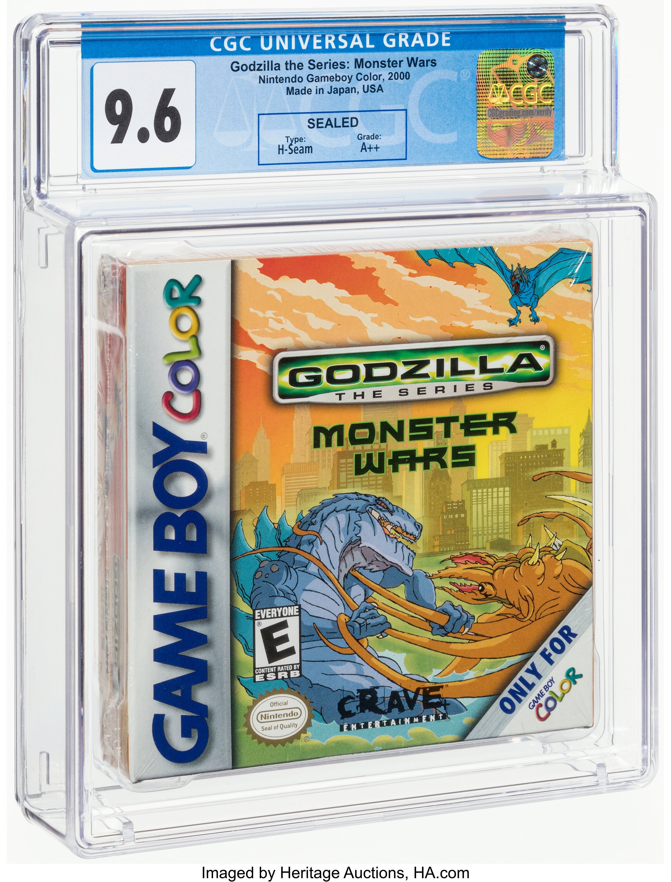 Godzilla: The Series - Monster Wars (GBC) — PSA Pop & Prices