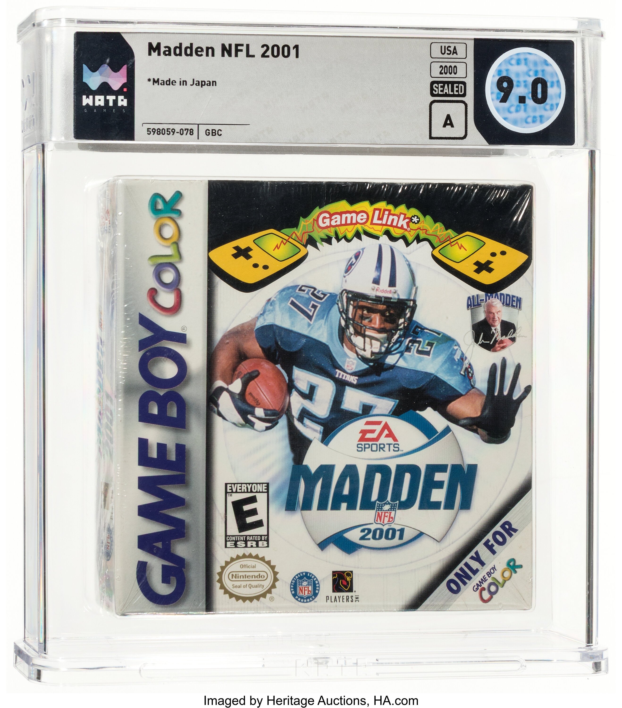 Madden NFL 2001 (GBC): PSA Pop Report & Prices