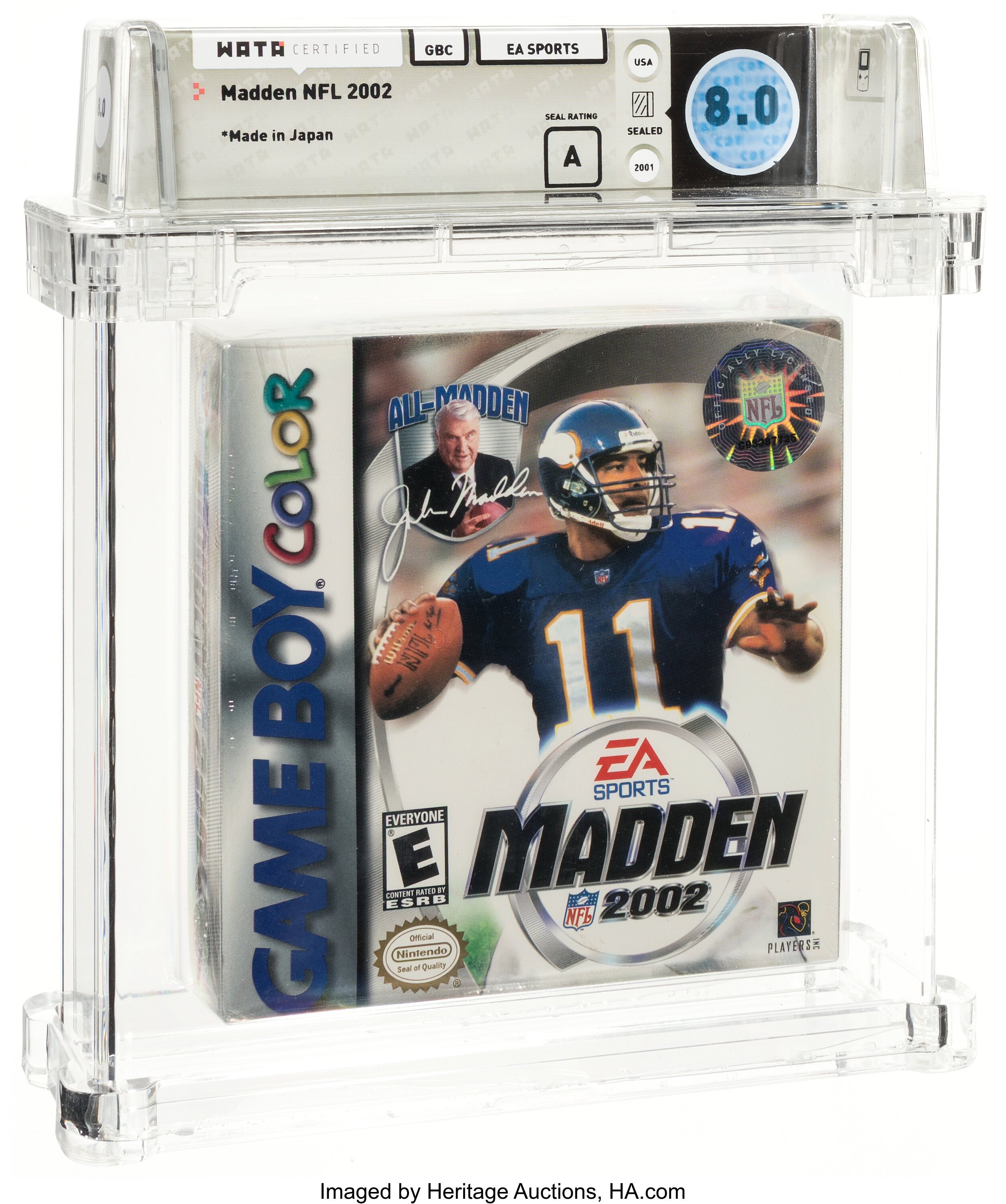 Madden NFL 2002 (GBC): PSA Pop Report & Prices