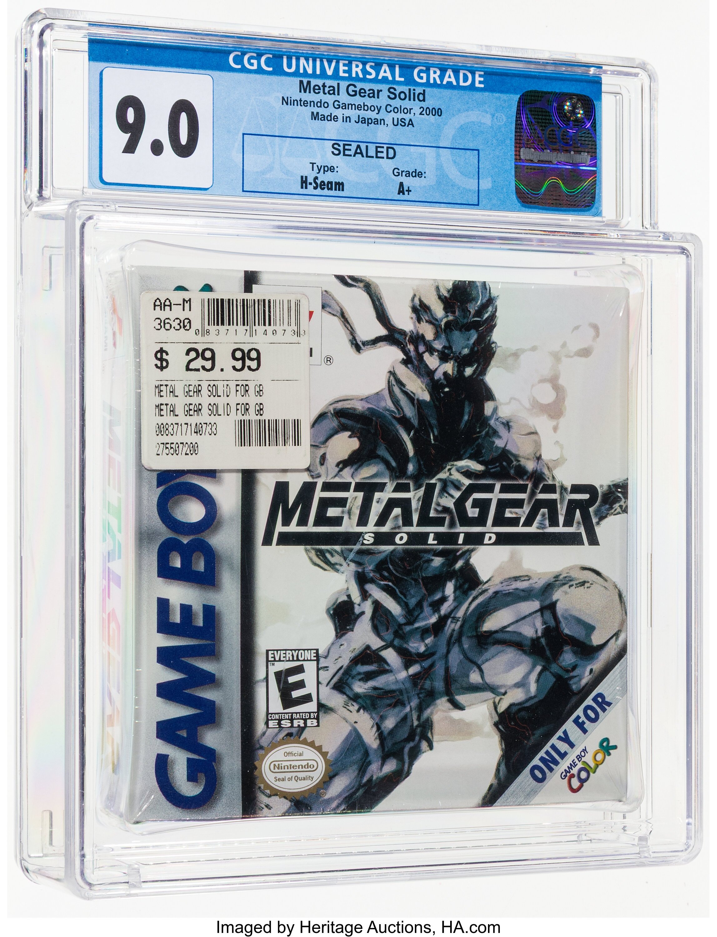 Metal Gear Solid (GBC): PSA Pop Report & Prices