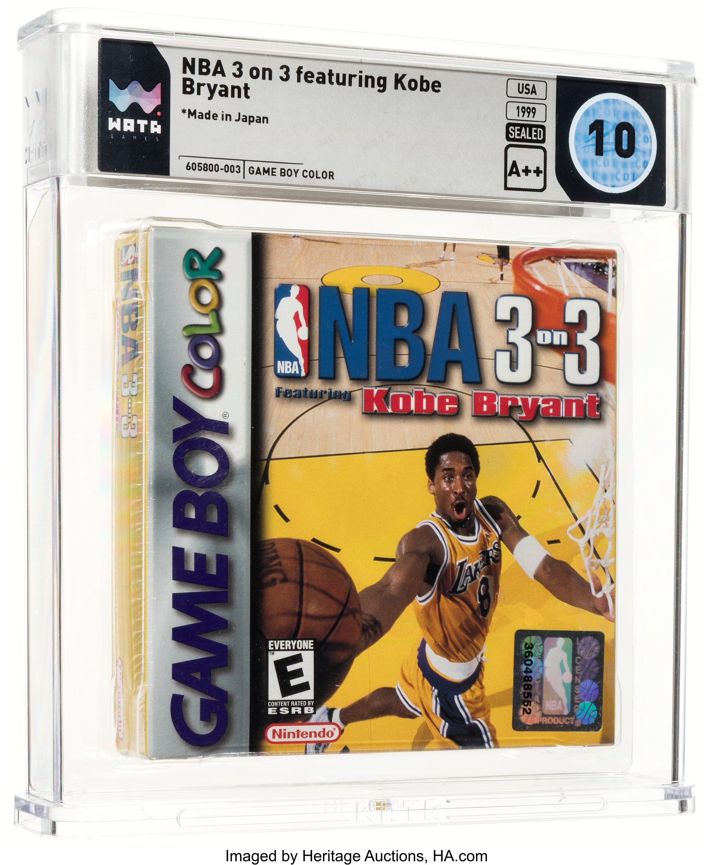 NBA 3 on 3 featuring Kobe Bryant (GBC): PSA Pop & Prices