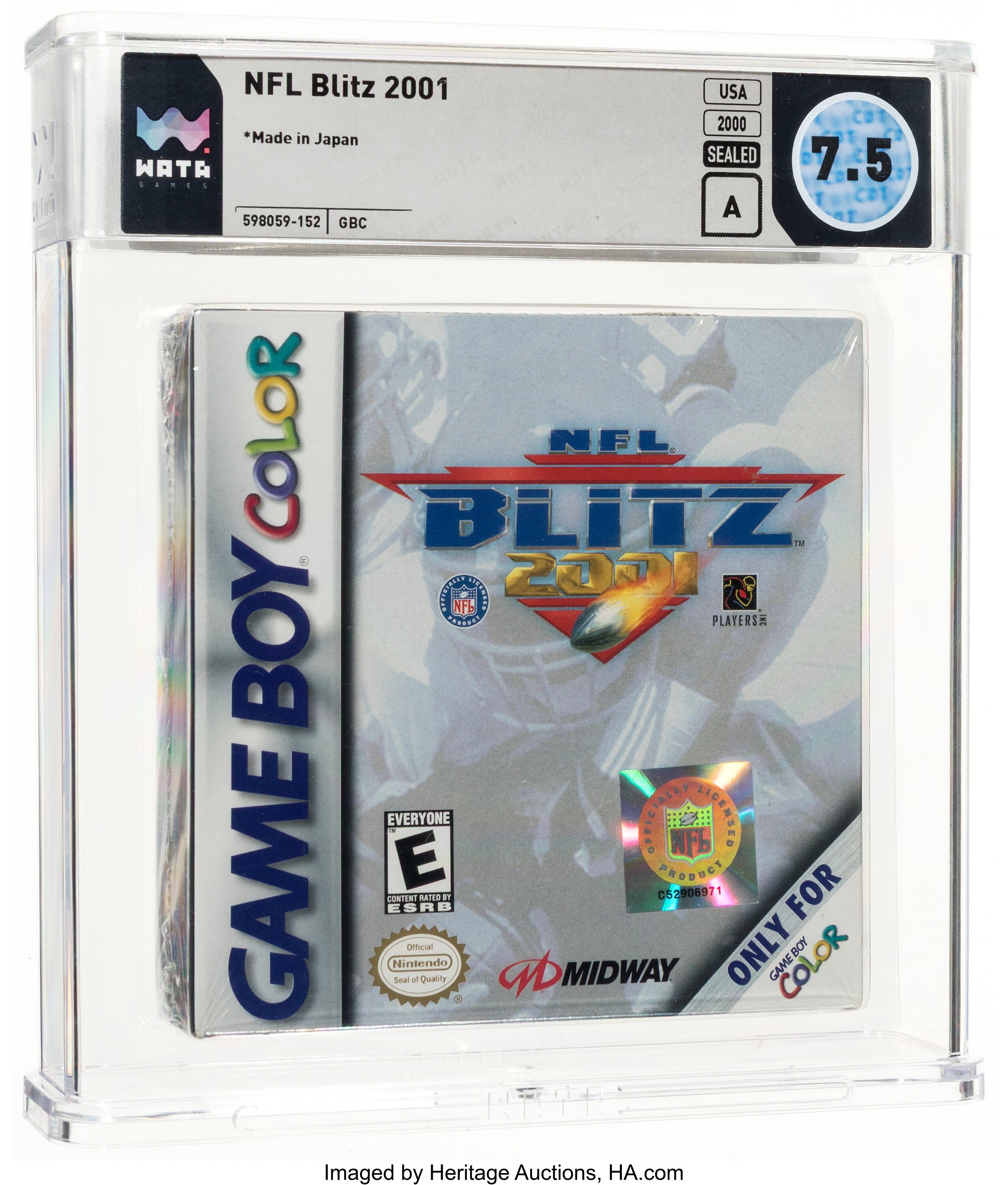 NFL Blitz 2001 (GBC): PSA Pop Report & Prices