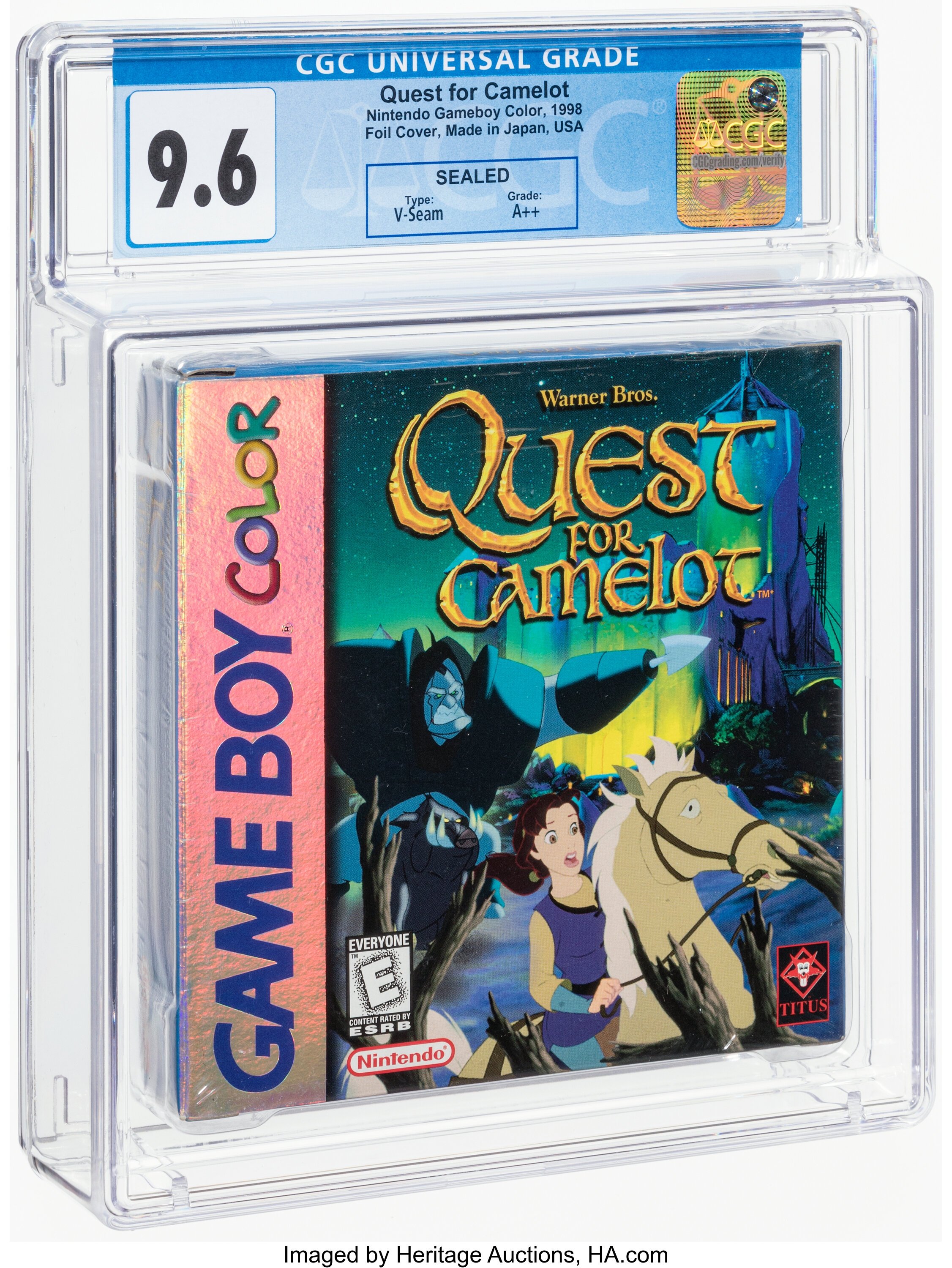 Quest for Camelot (GBC): PSA Pop Report & Prices