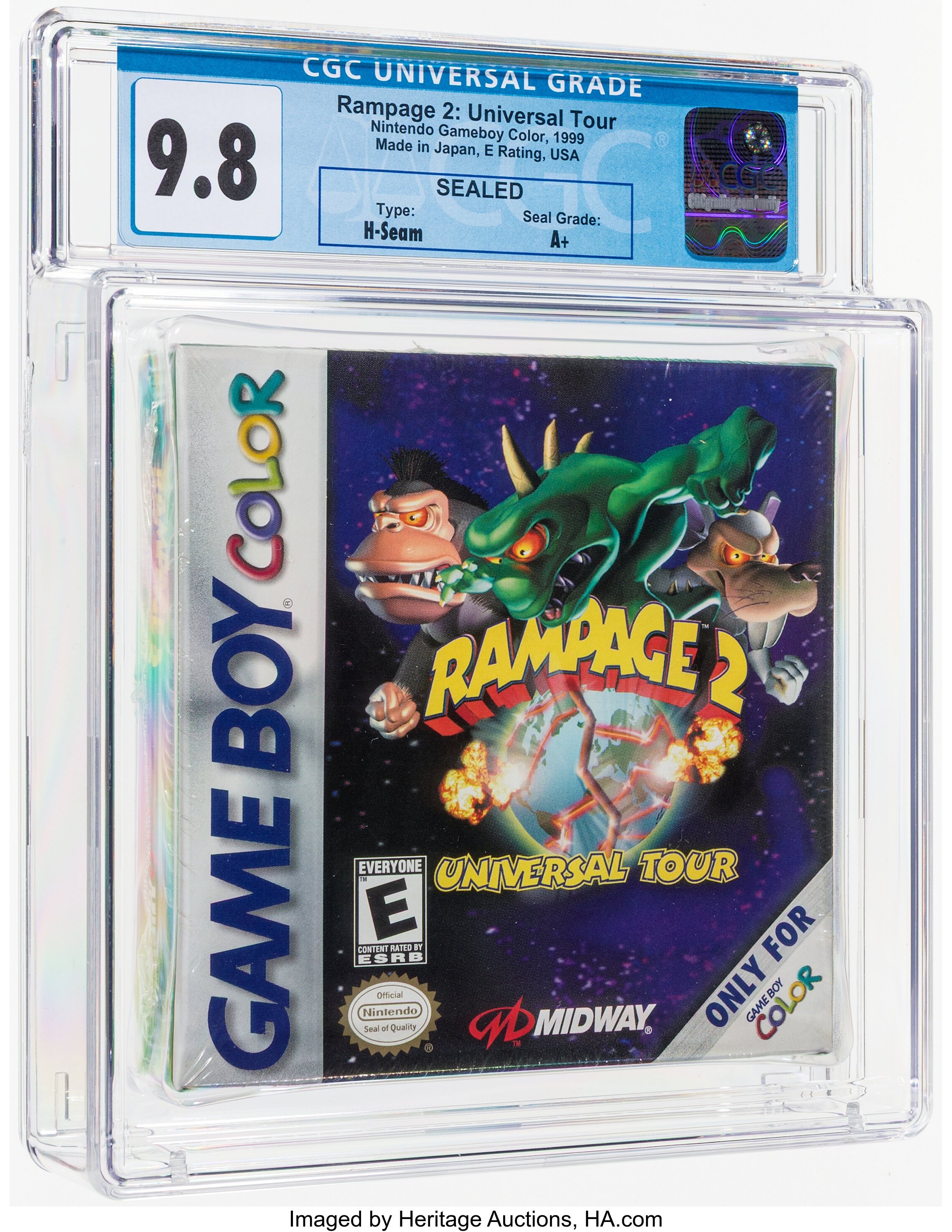 Rampage 2: Universal Tour (GBC) — PSA Pop Report & Prices
