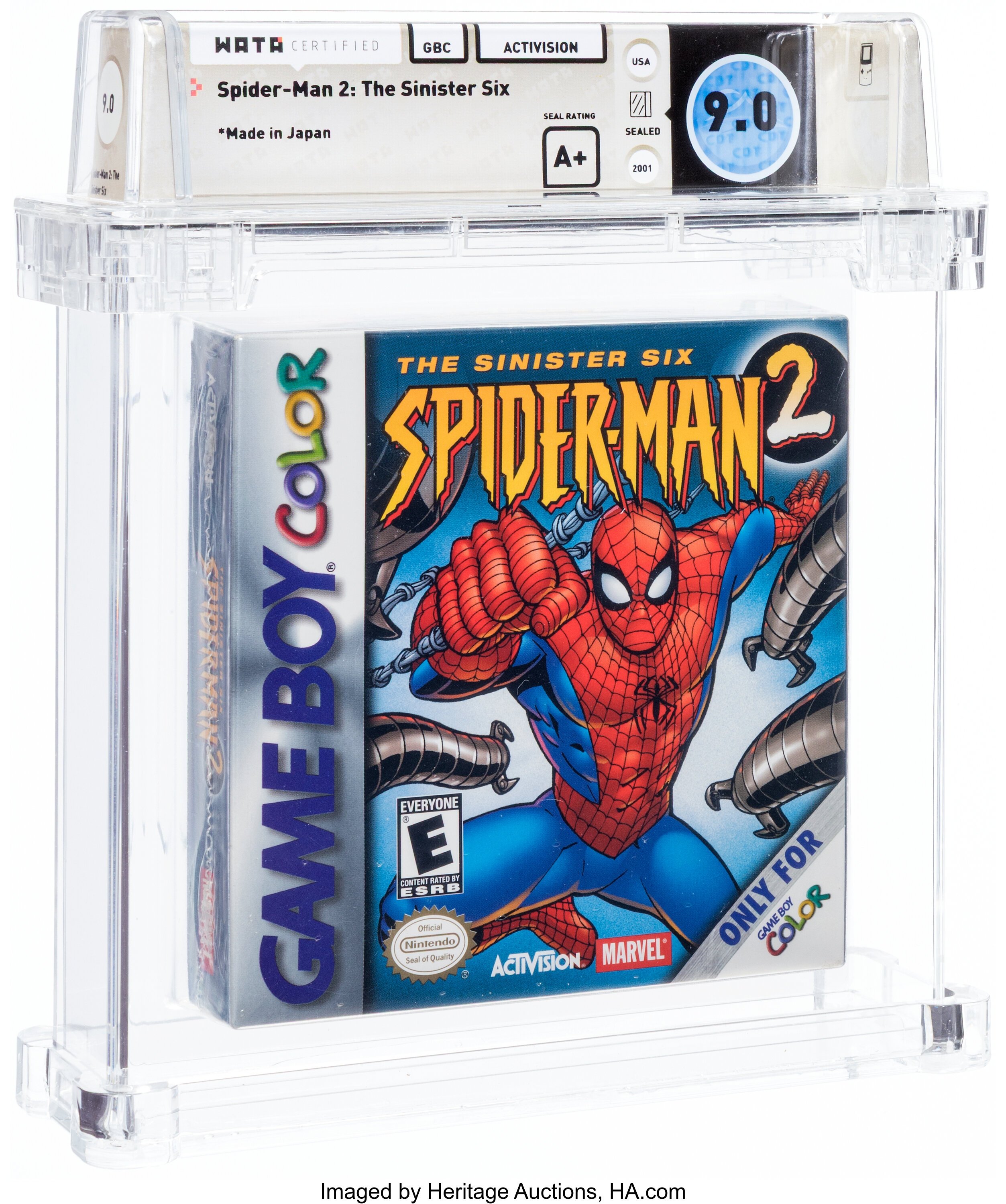 Spider-Man 2: The Sinister Six (GBC) — PSA Pop & Prices