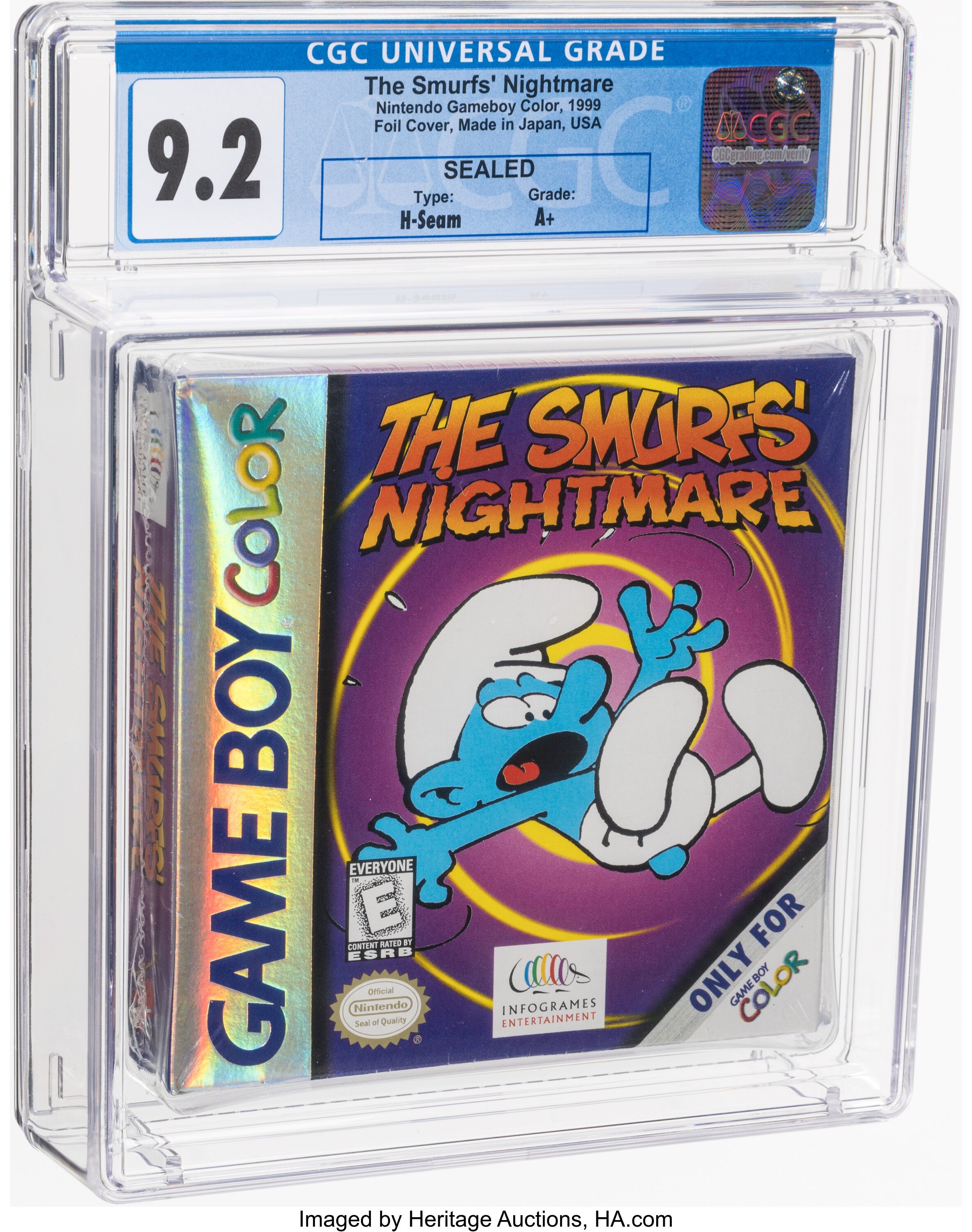 The Smurfs' Nightmare (GBC): PSA Pop Report & Prices