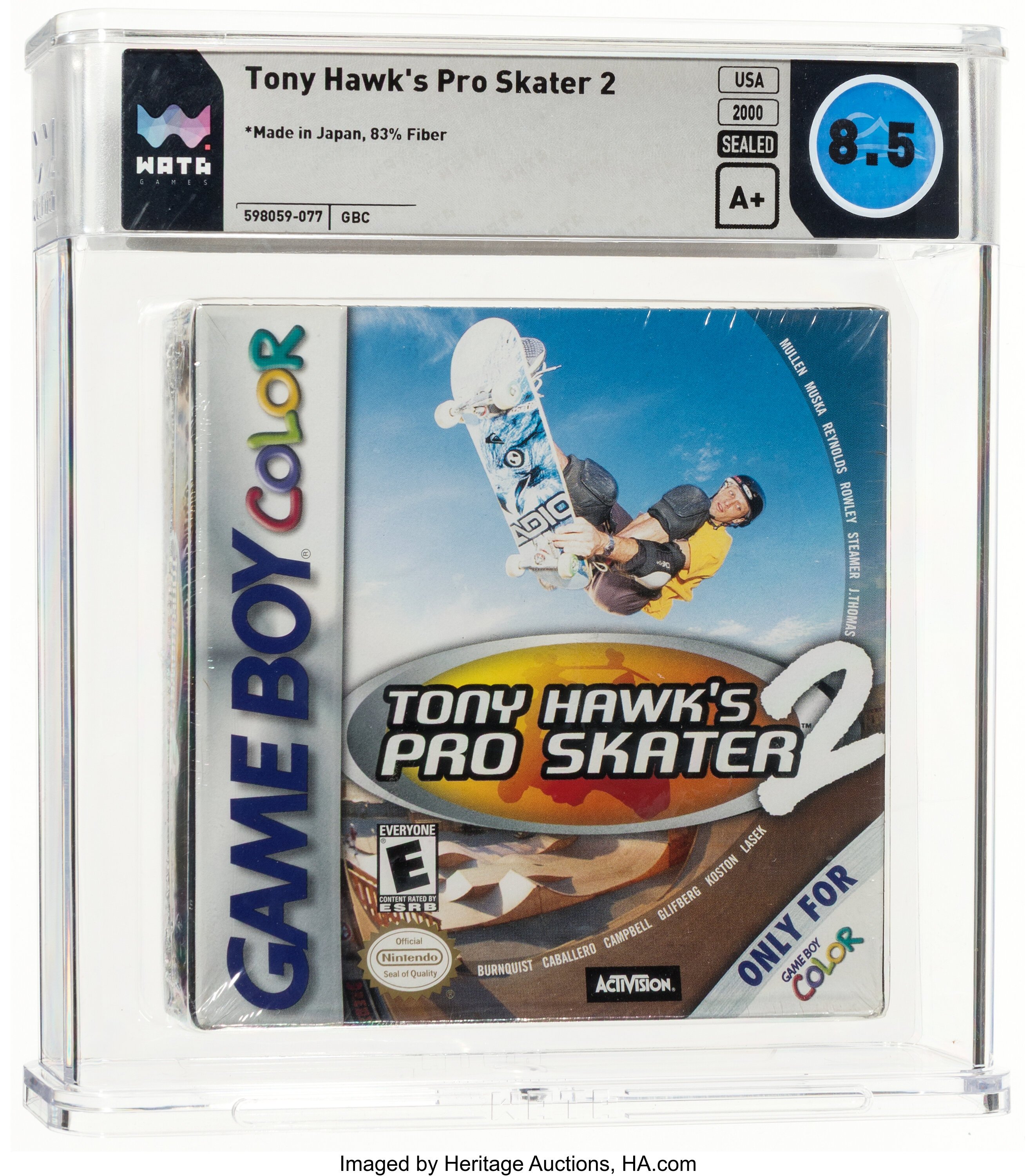 Tony Hawk's Pro Skater 2 (GBC): PSA Pop Report & Prices