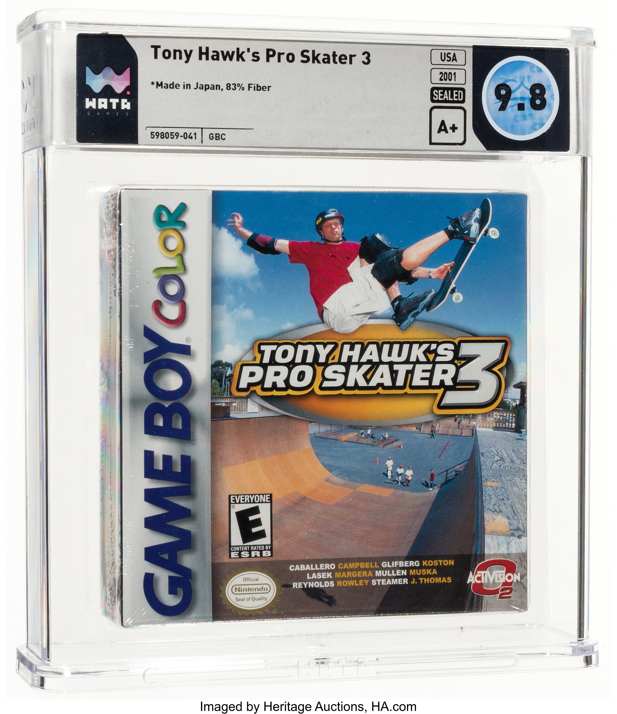 Tony Hawk's Pro Skater 3 (GBC): PSA Pop Report & Prices