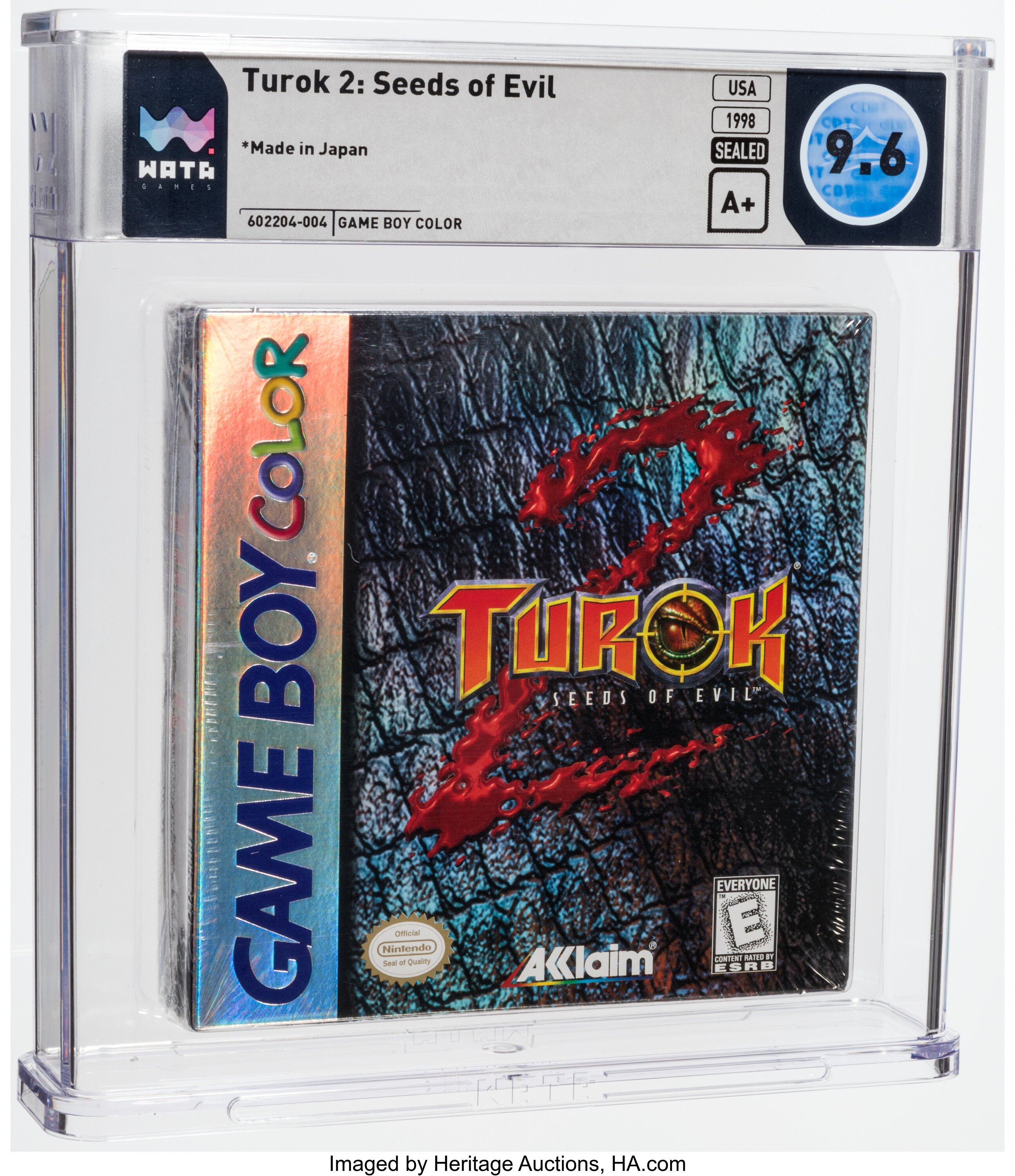 Turok 2: Seeds of Evil (GBC) — PSA Pop Report & Prices