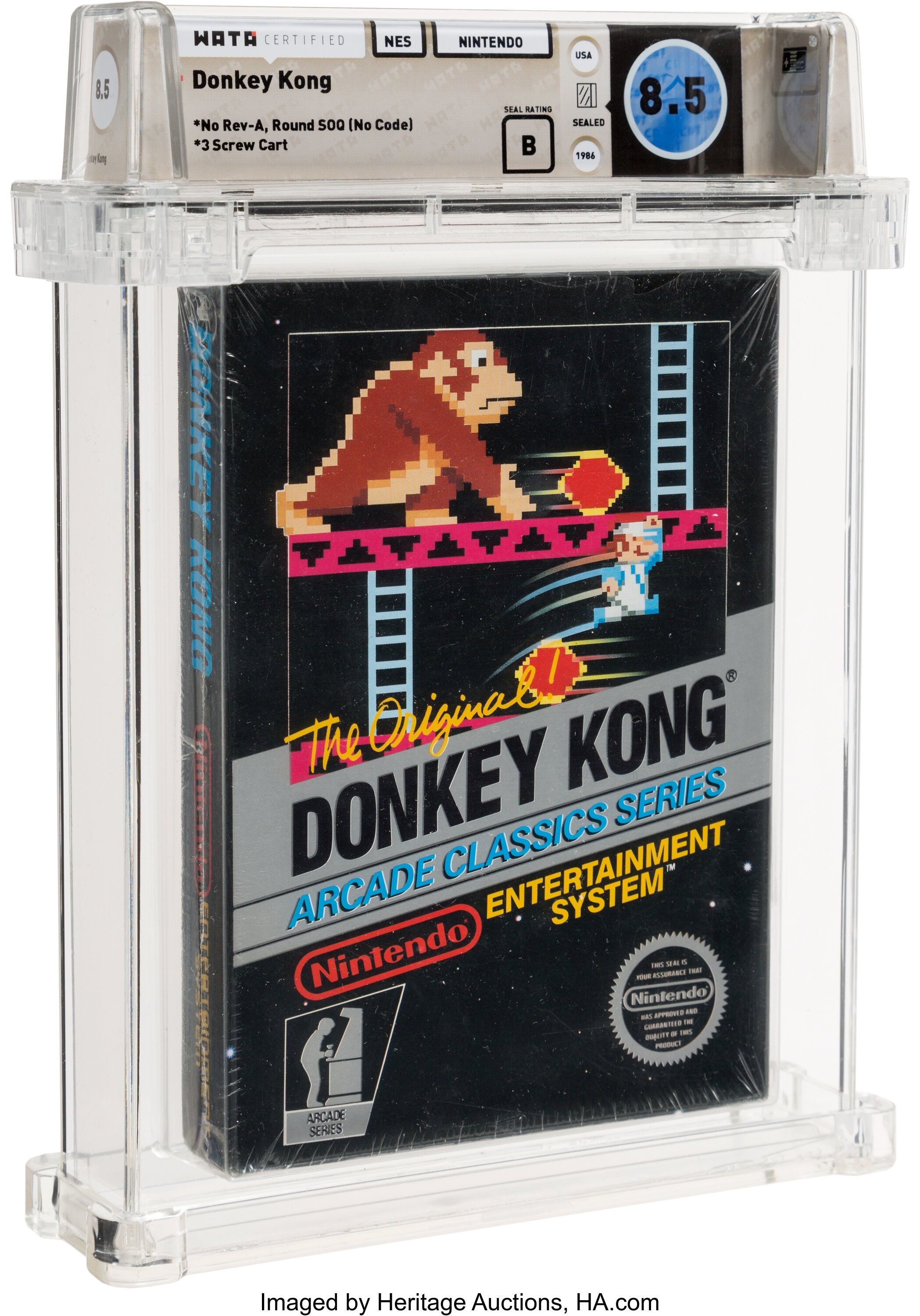 Donkey Kong graded slab