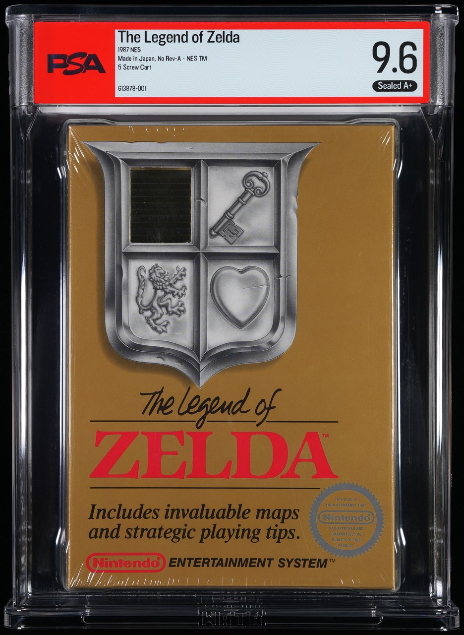 The Legend of Zelda graded slab