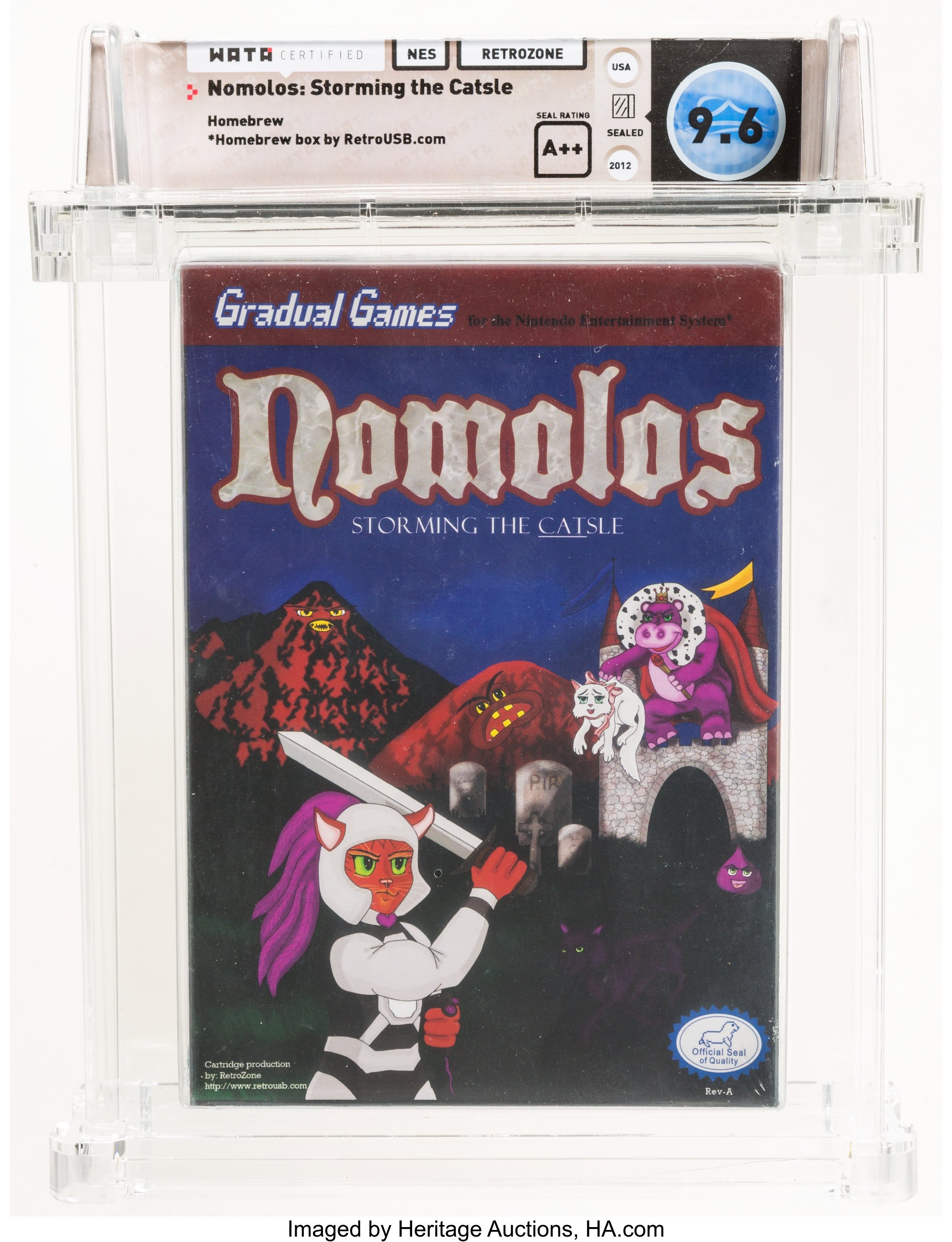 Nomolos: Storming the Catsle (NES) — PSA Pop Report & Prices
