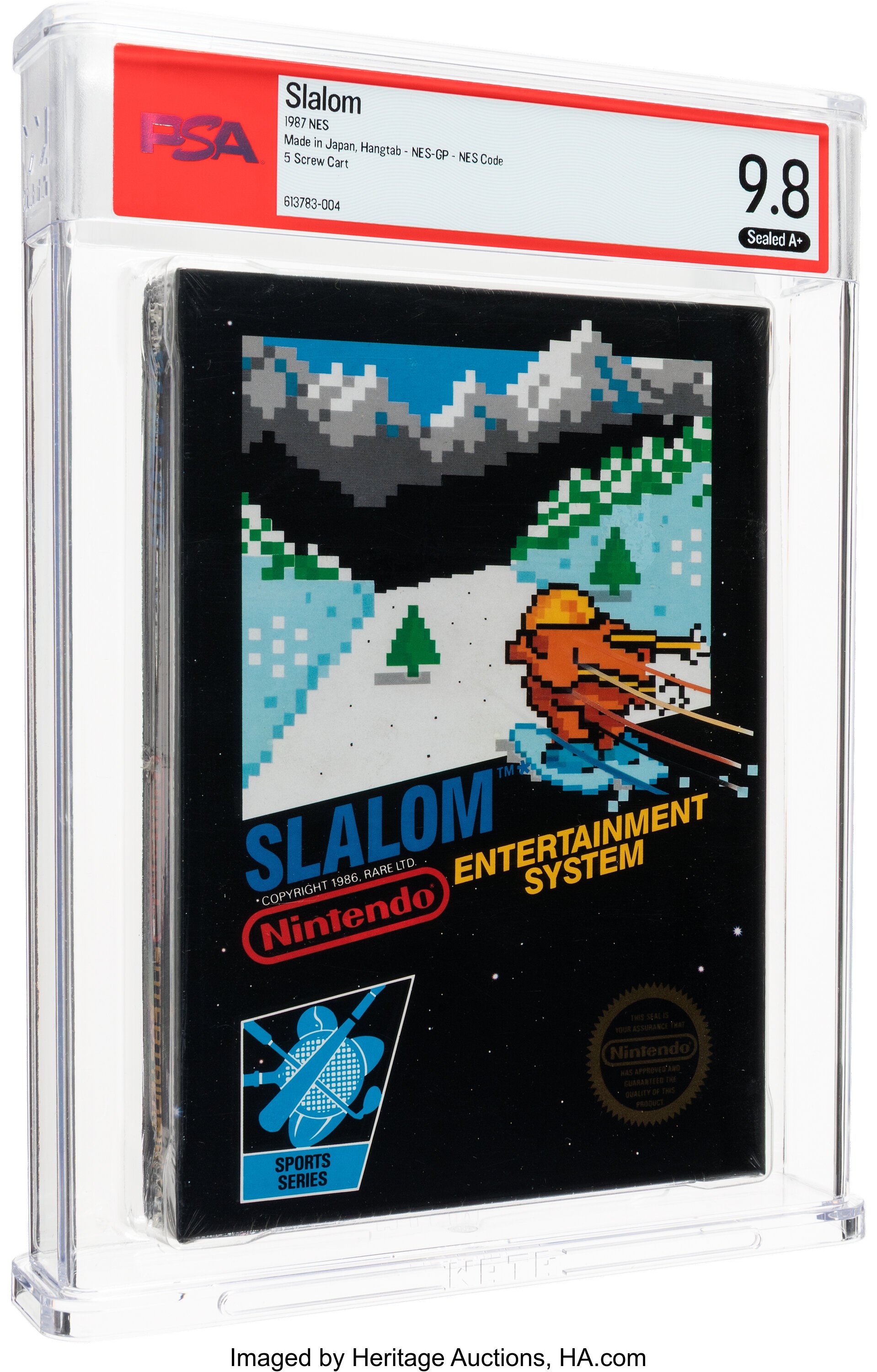 Slalom PSA 9.8 A+, the copy sold