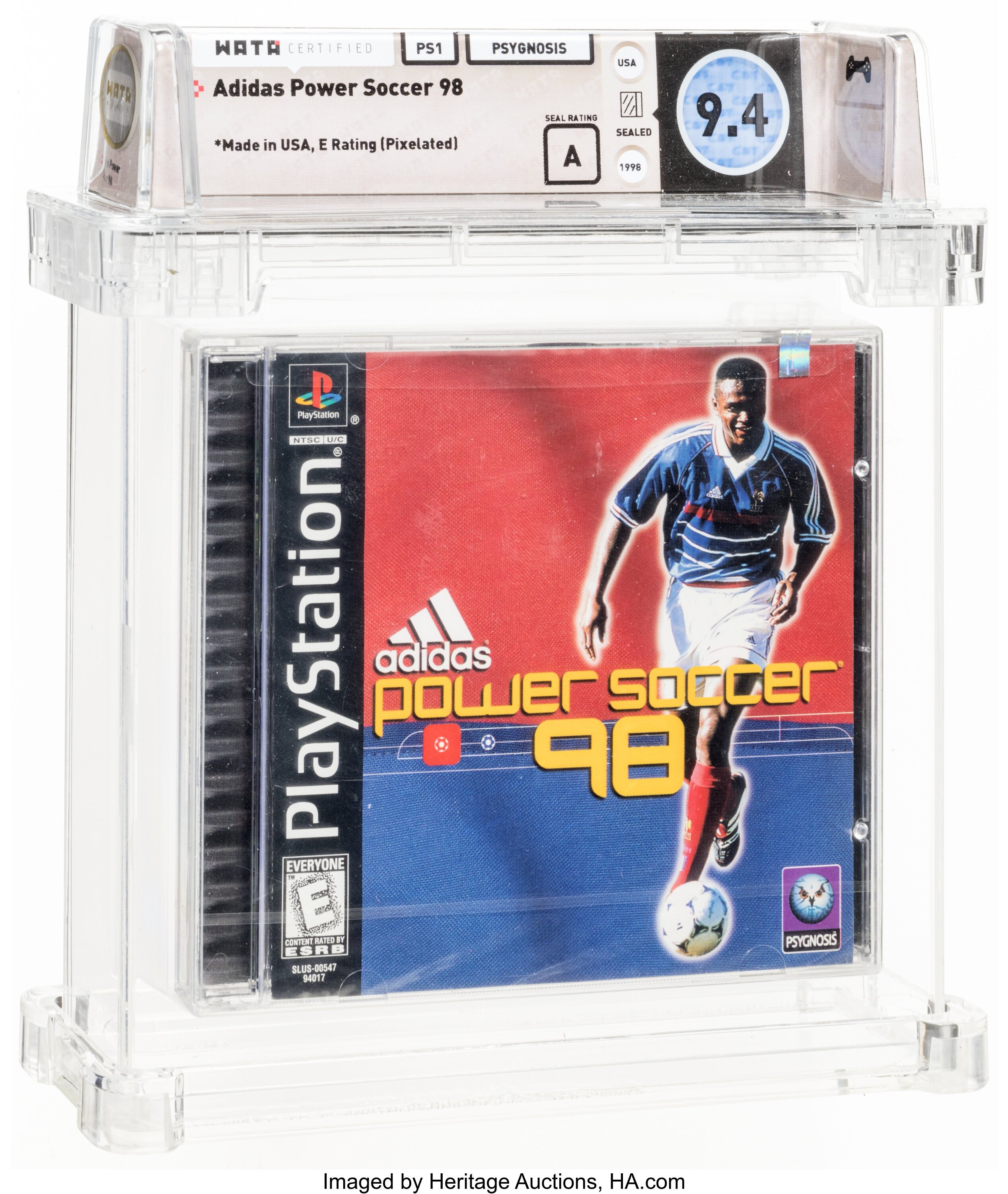 Adidas Power Soccer 98 (PS1): PSA Pop Report & Prices