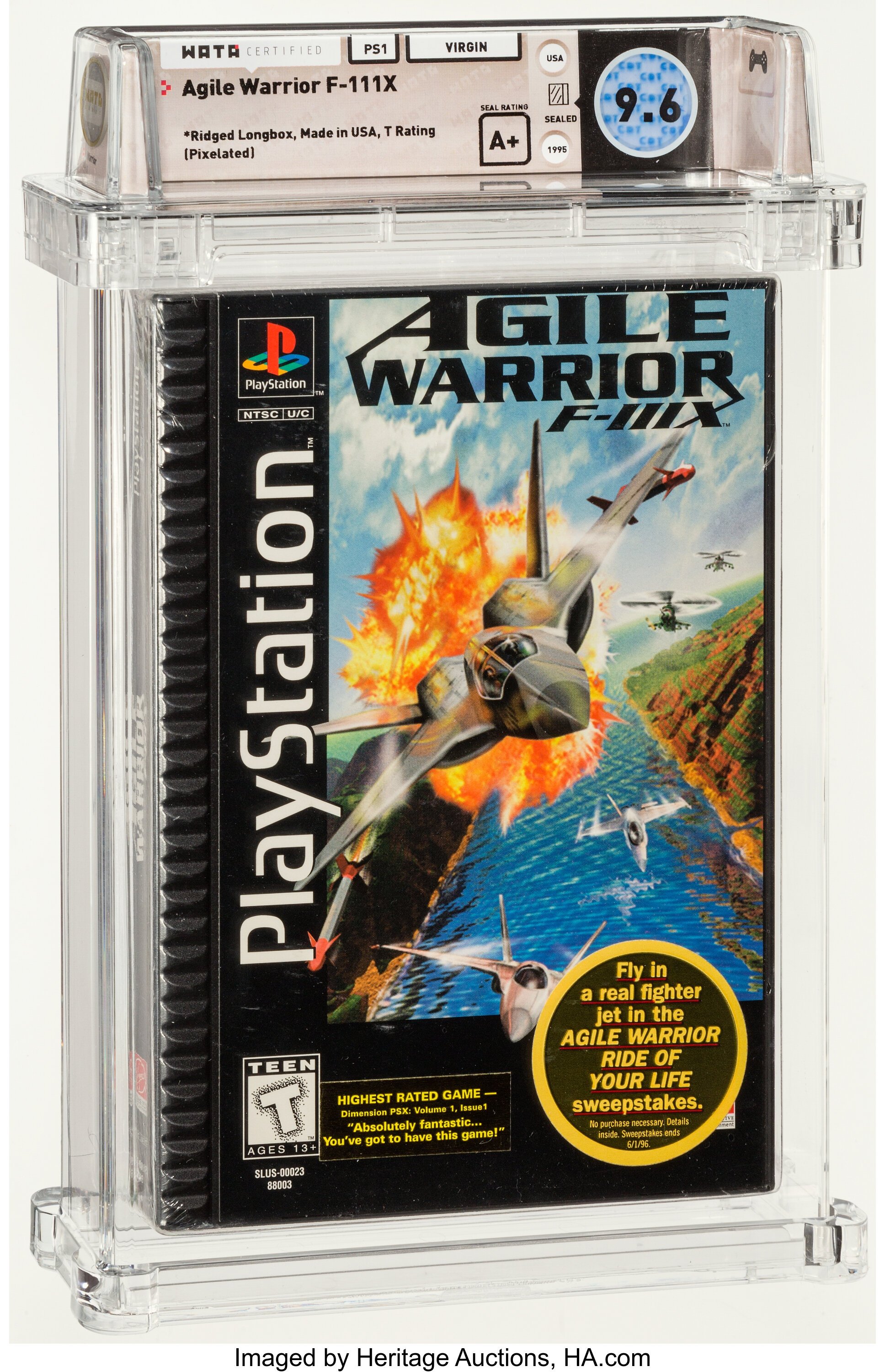 Agile Warrior F-111X (PS1): PSA Pop Report & Prices