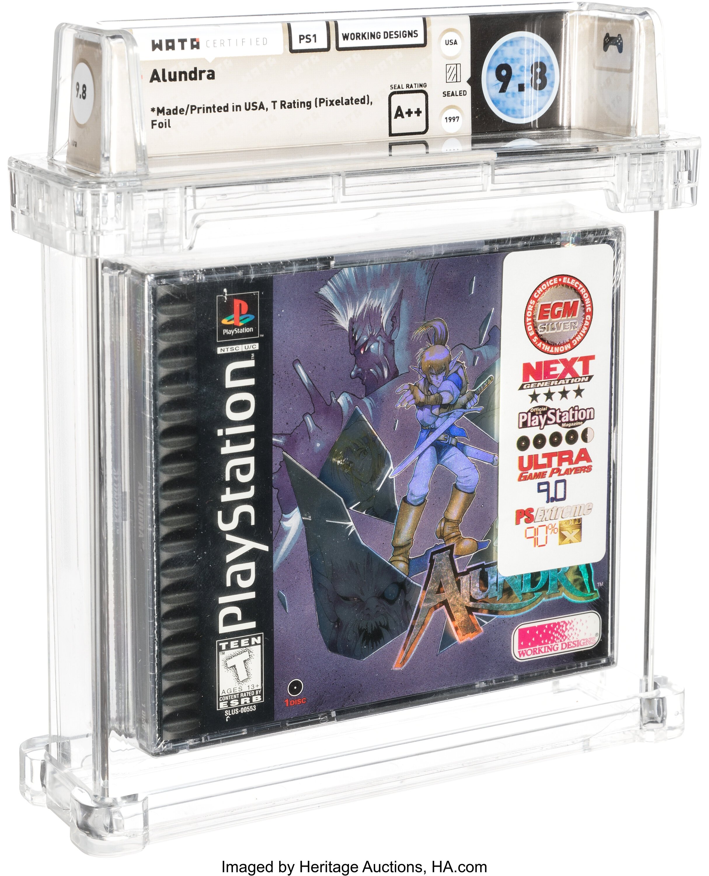 Alundra (PS1): PSA Pop Report & Prices