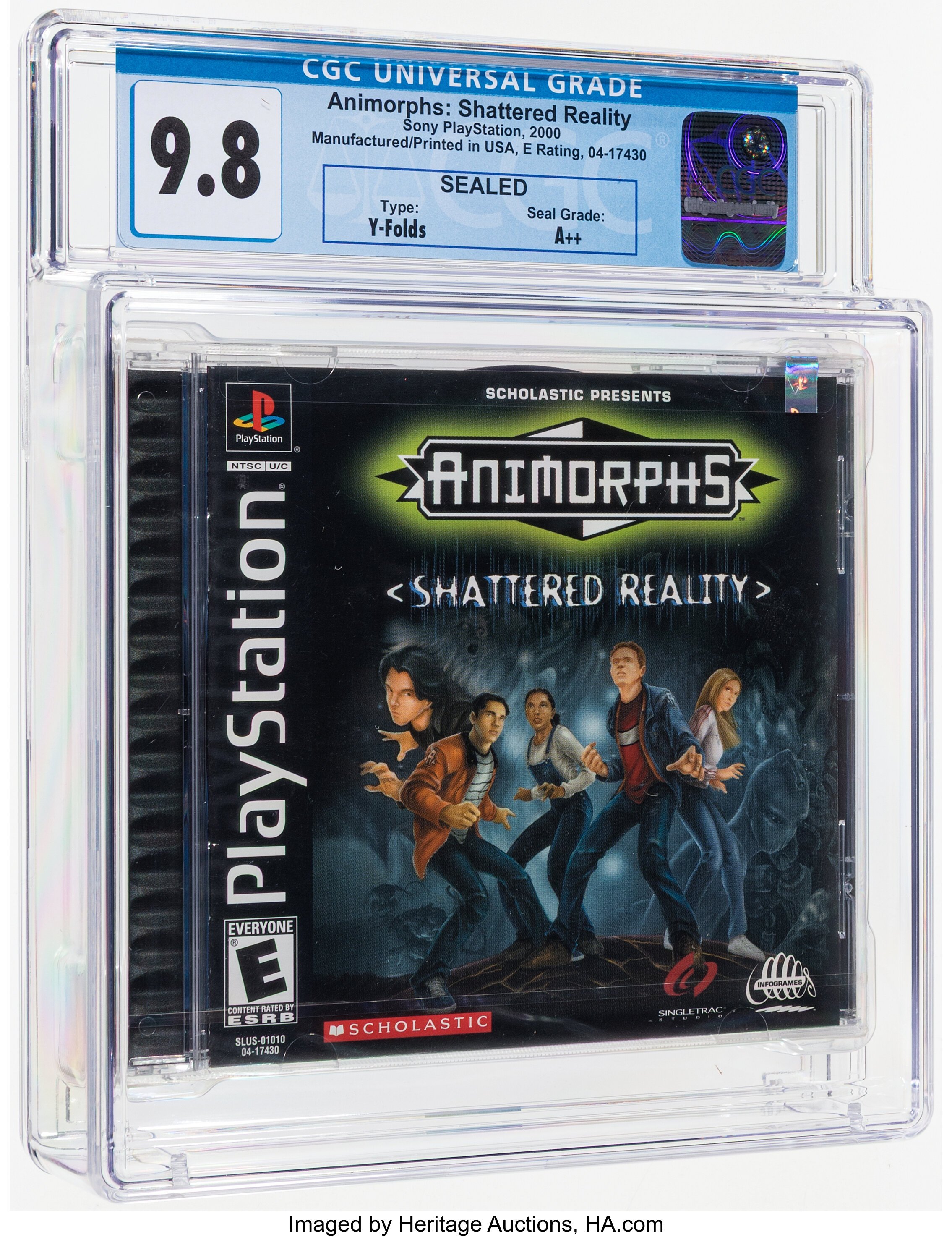 Animorphs: Shattered Reality (PS1) — PSA Pop Report & Prices