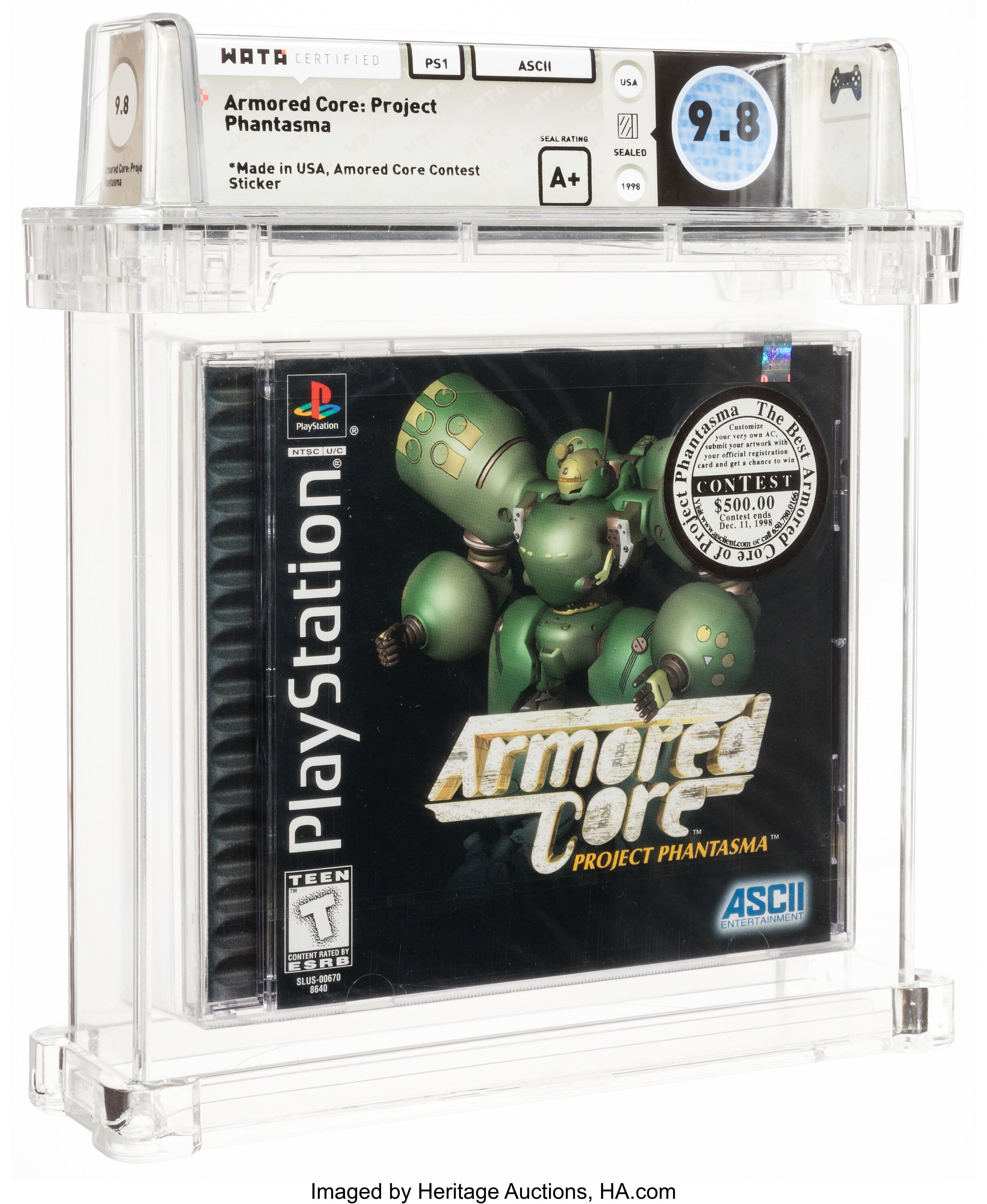 Armored Core: Project Phantasma (PS1) — PSA Pop & Prices