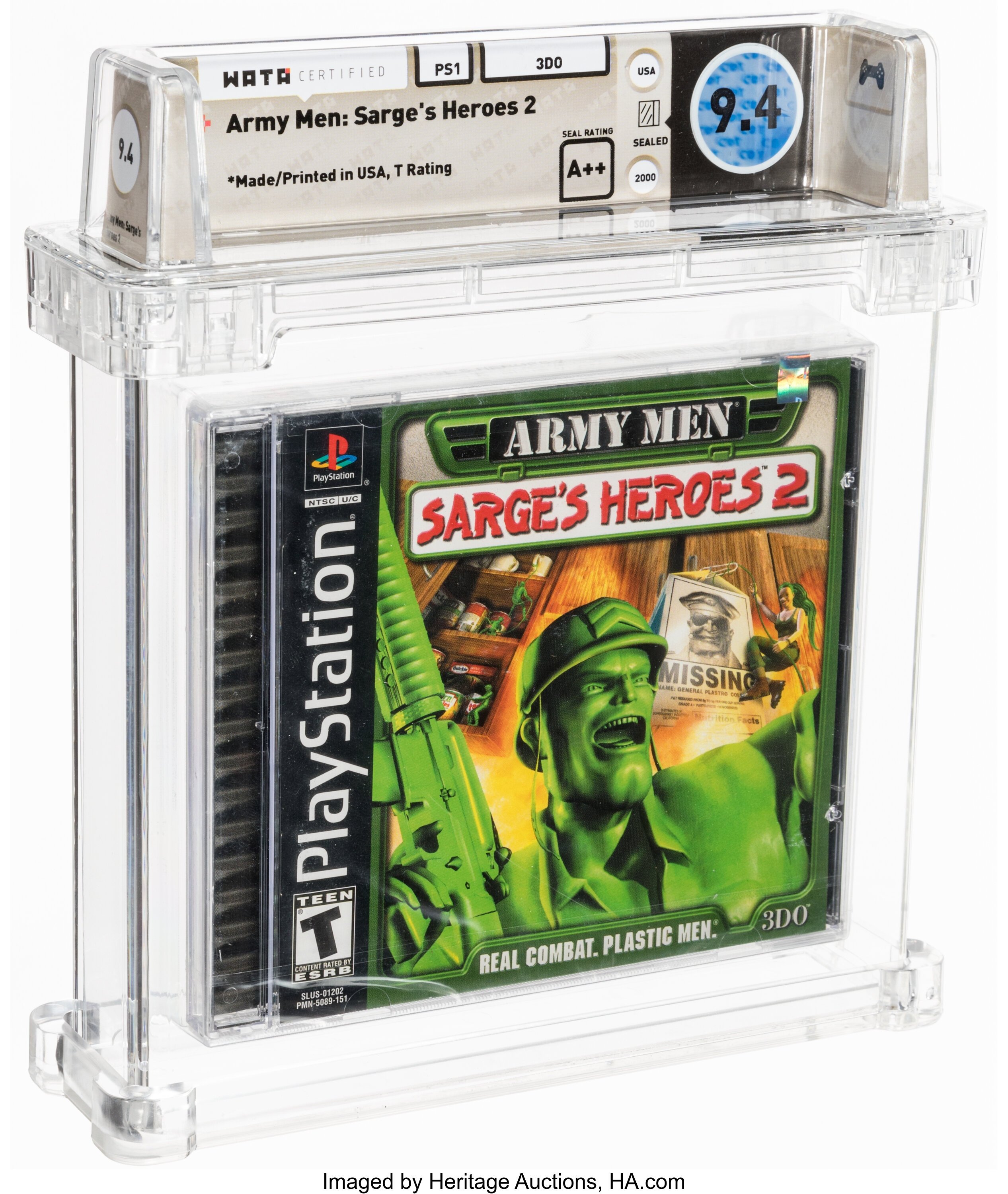 Army Men: Sarge's Heroes 2 (PS1) — PSA Pop Report & Prices