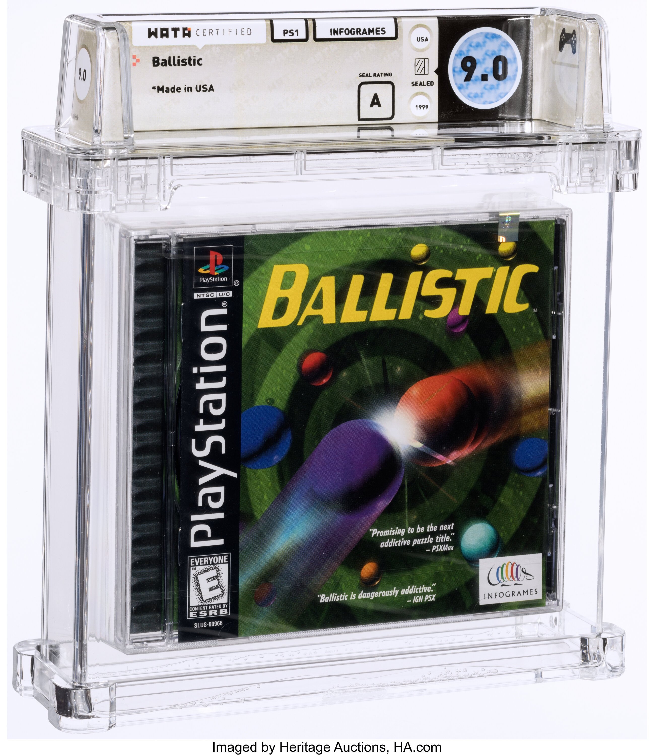 Ballistic (PS1): PSA Pop Report & Prices