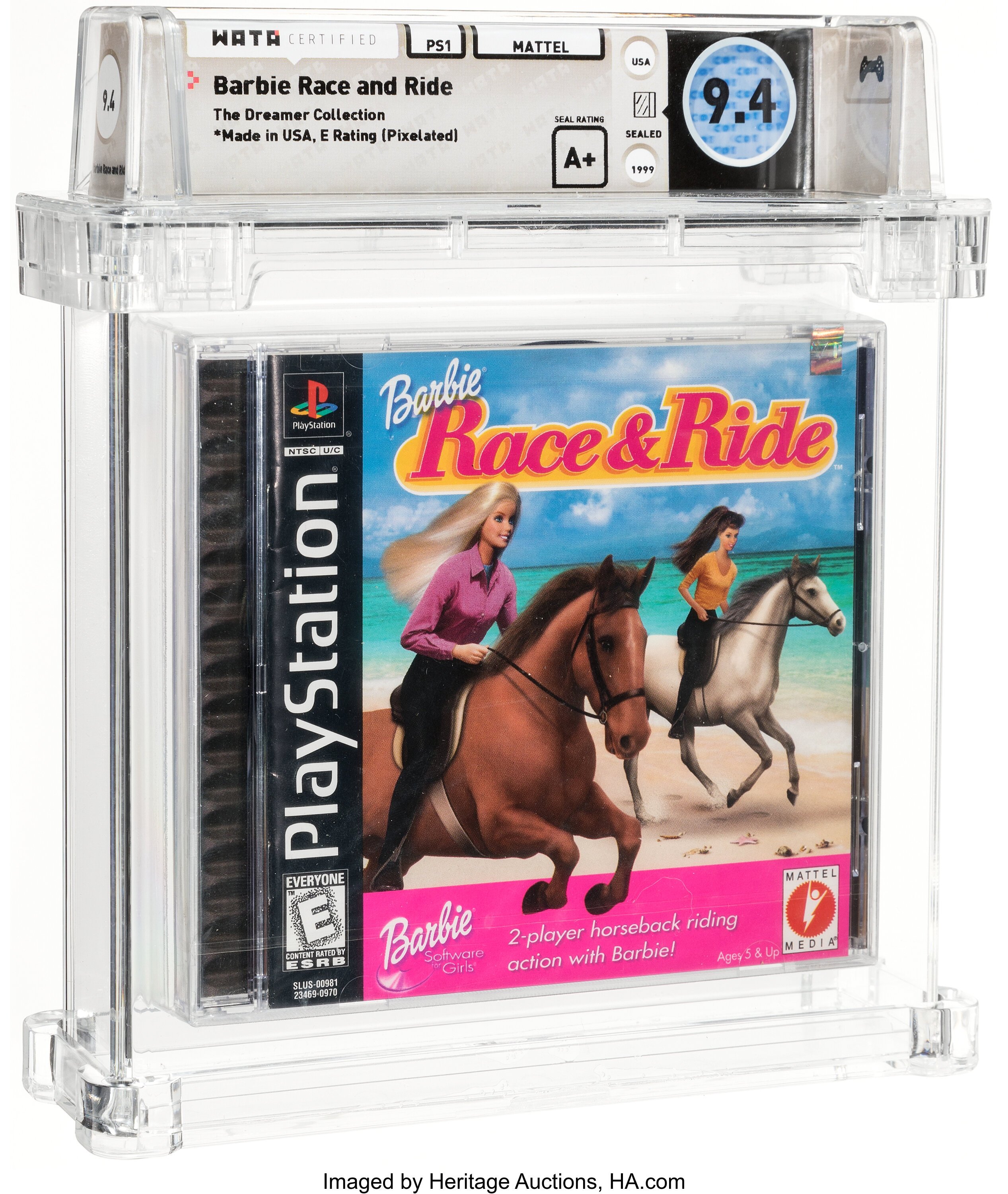 Barbie Race and Ride (PS1): PSA Pop Report & Prices
