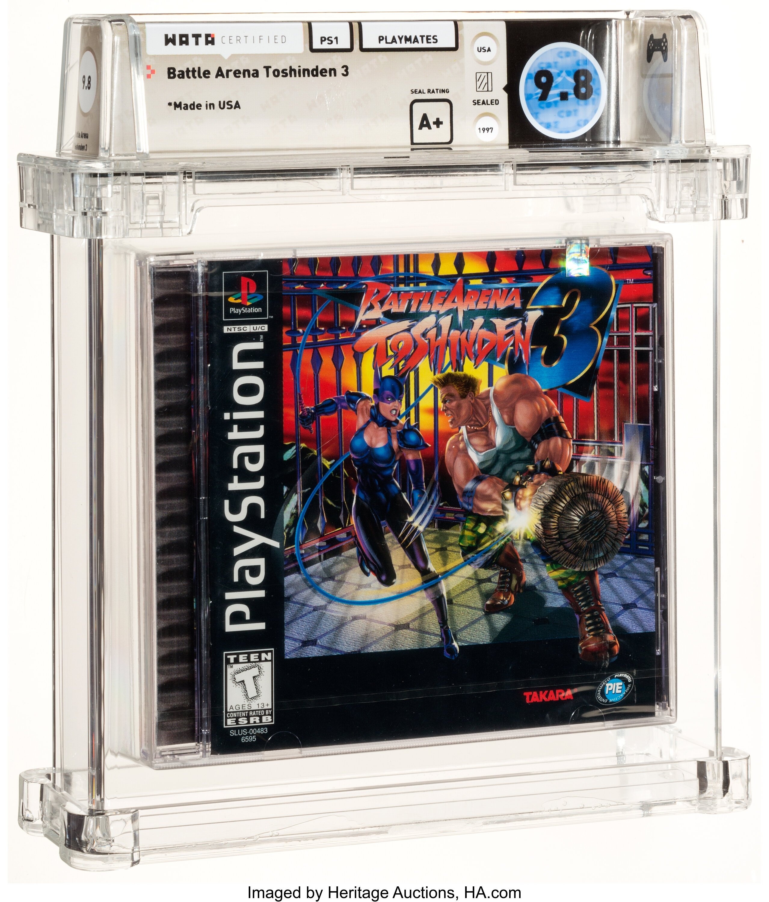 Battle Arena Toshinden 3 (PS1): PSA Pop Report & Prices