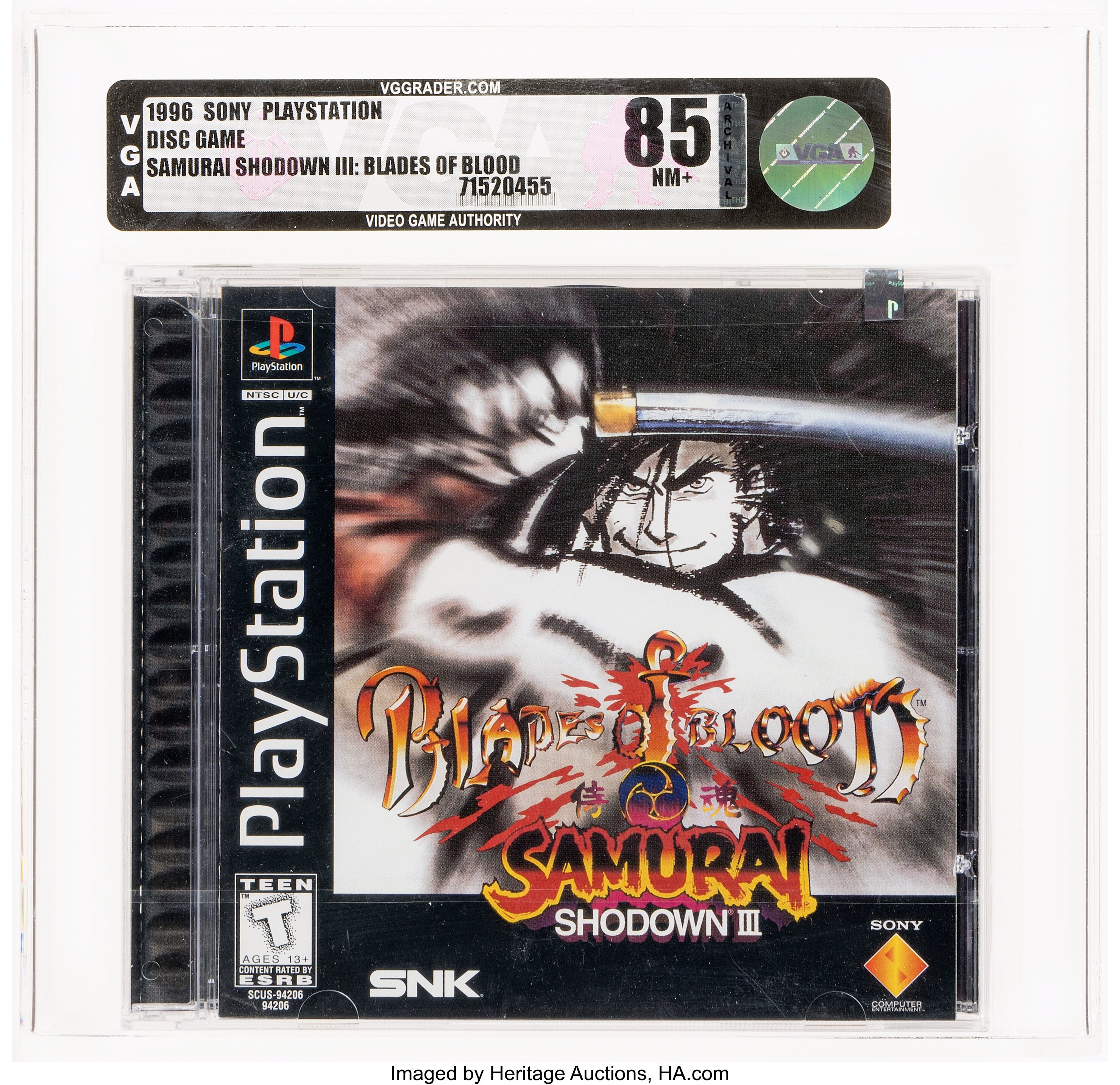 Blades of Blood: Samurai Shodown III (PS1) — Pop Report