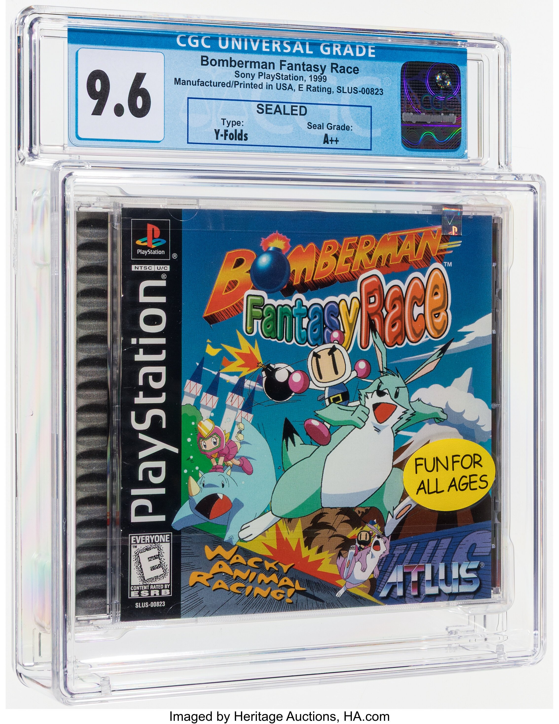 Bomberman Fantasy Race (PS1): PSA Pop Report & Prices