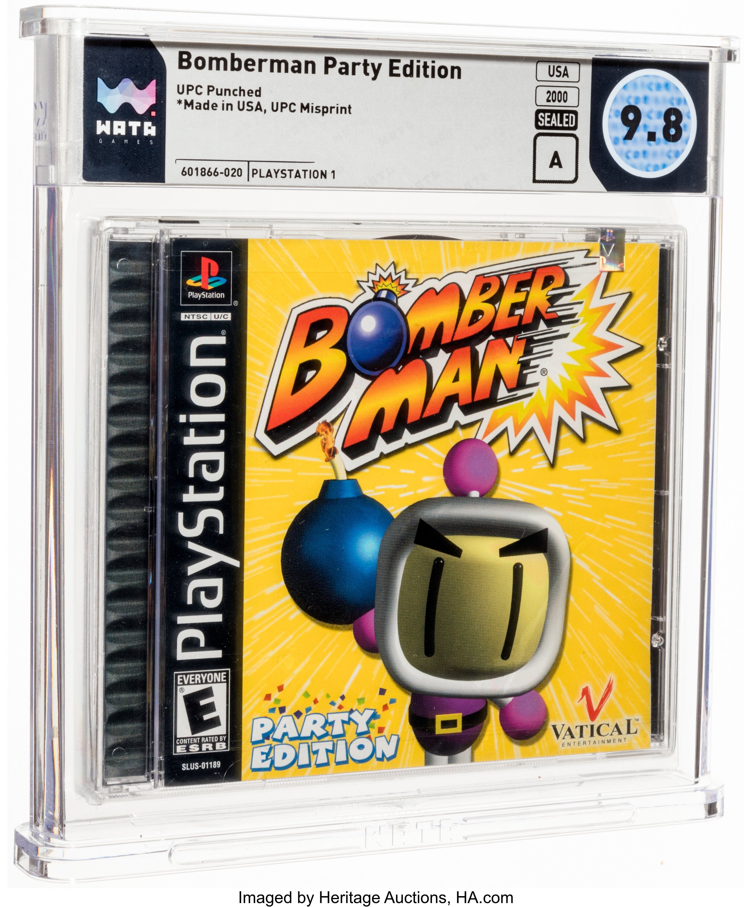 Bomberman Party Edition (PS1): PSA Pop Report & Prices