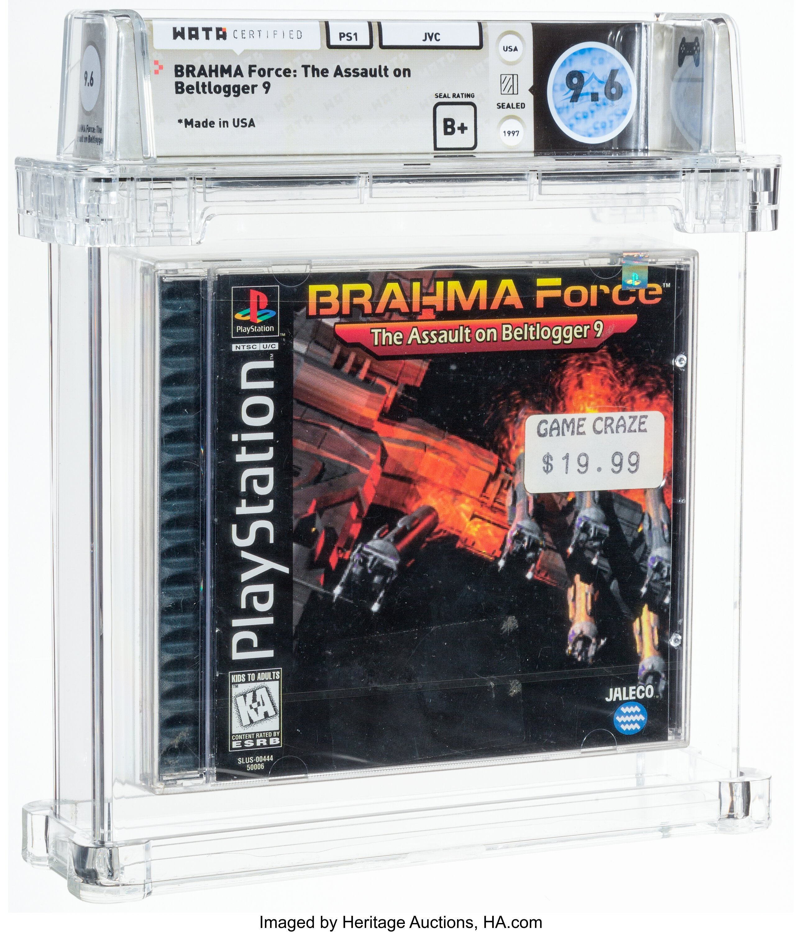 BRAHMA Force: The Assault on Beltlogger 9 (PS1) — Pop Report