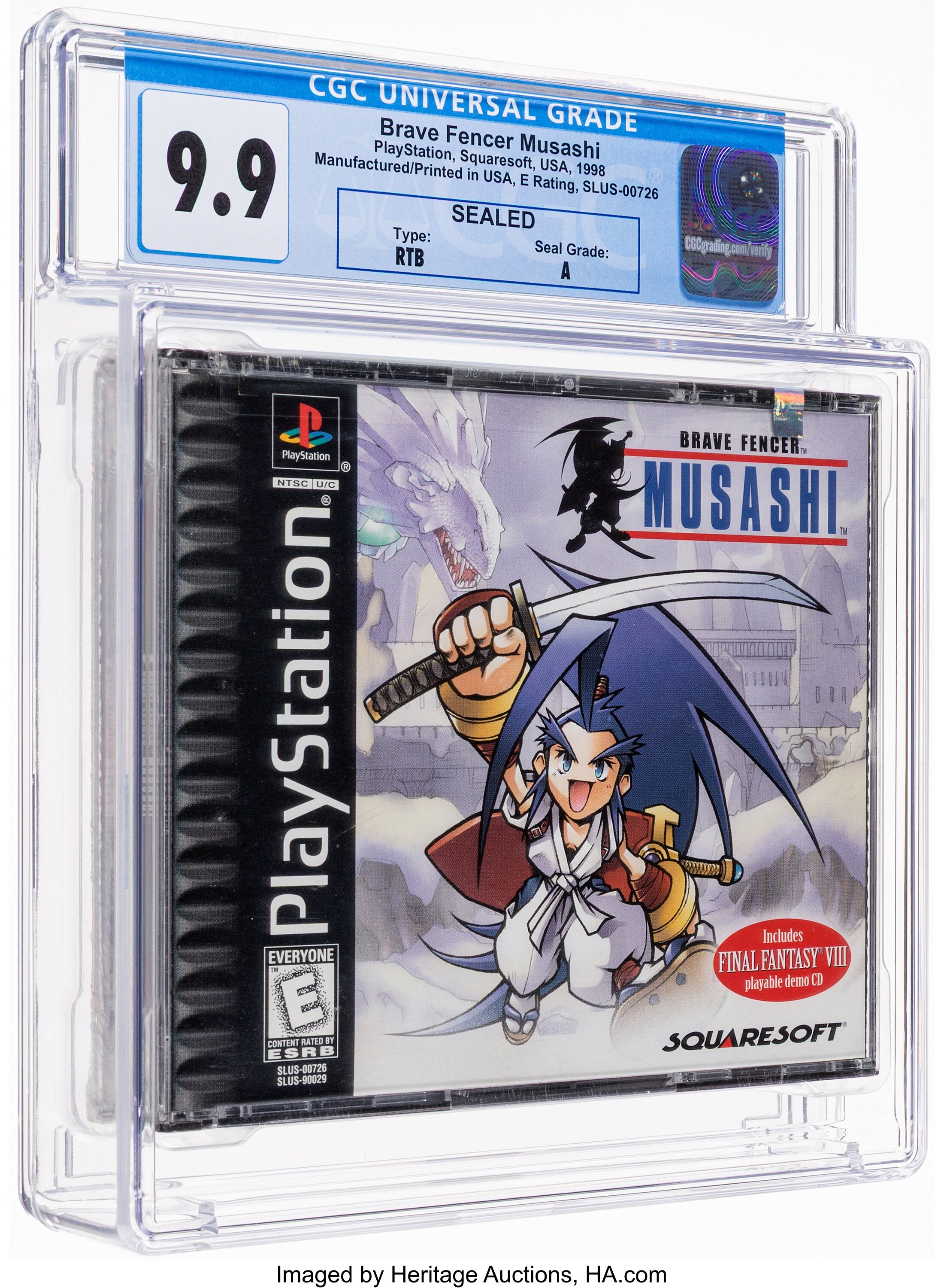 Brave Fencer Musashi (PS1): PSA Pop Report & Prices