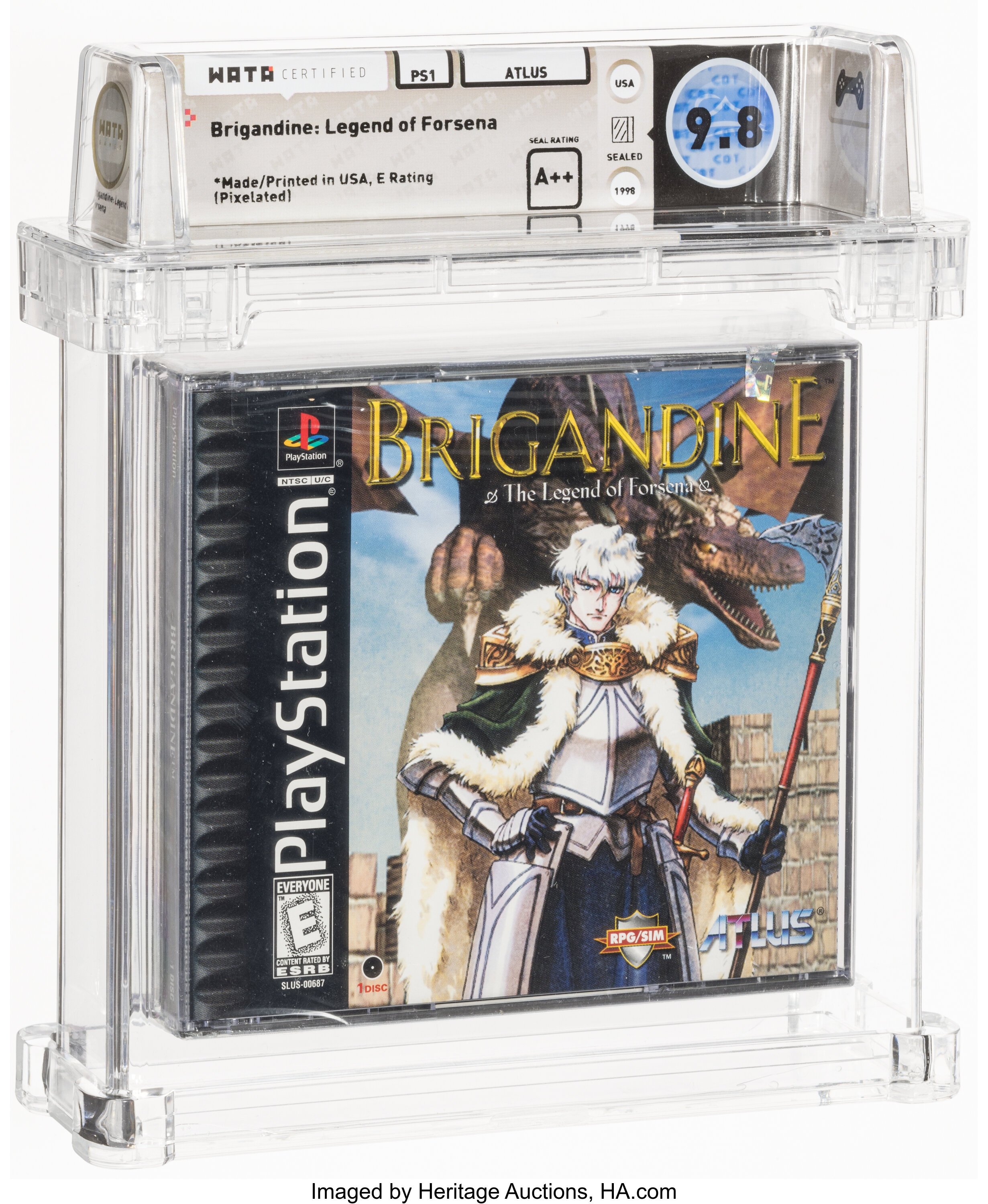 Brigandine: Legend of Forsena (PS1) — PSA Pop & Prices