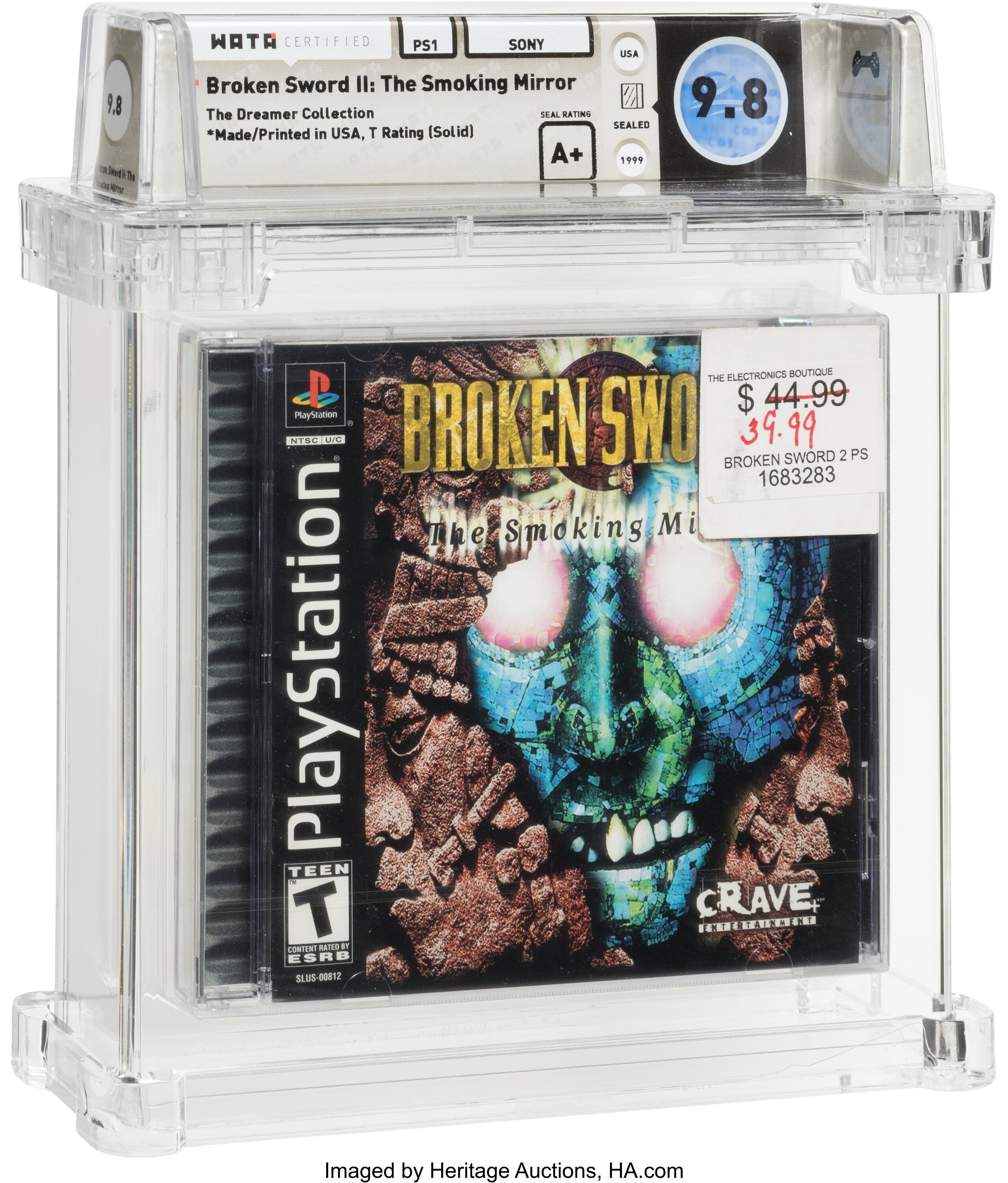 Broken Sword II: The Smoking Mirror (PS1) — PSA Pop & Prices