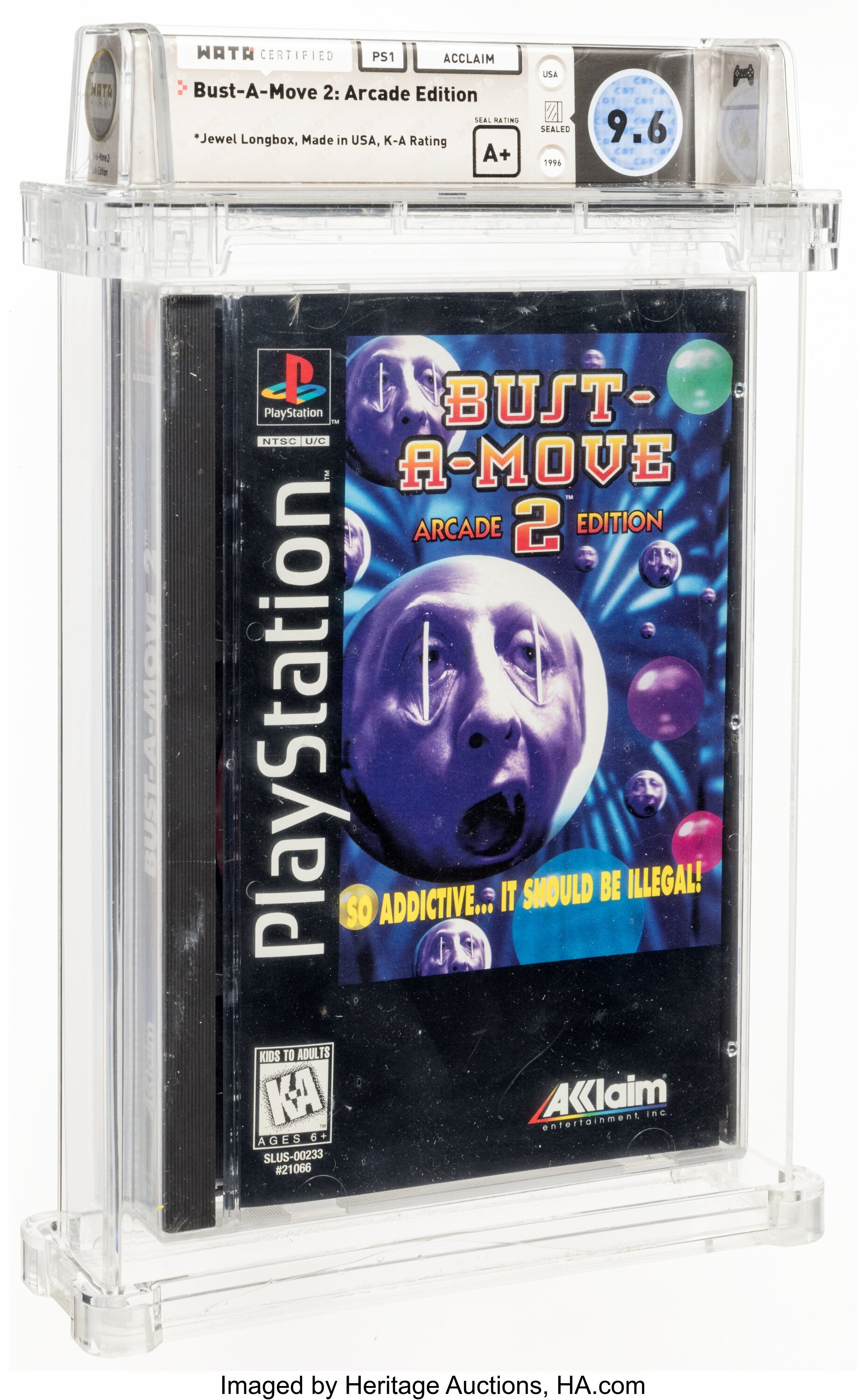 Bust-A-Move 2: Arcade Edition (PS1) — PSA Pop & Prices