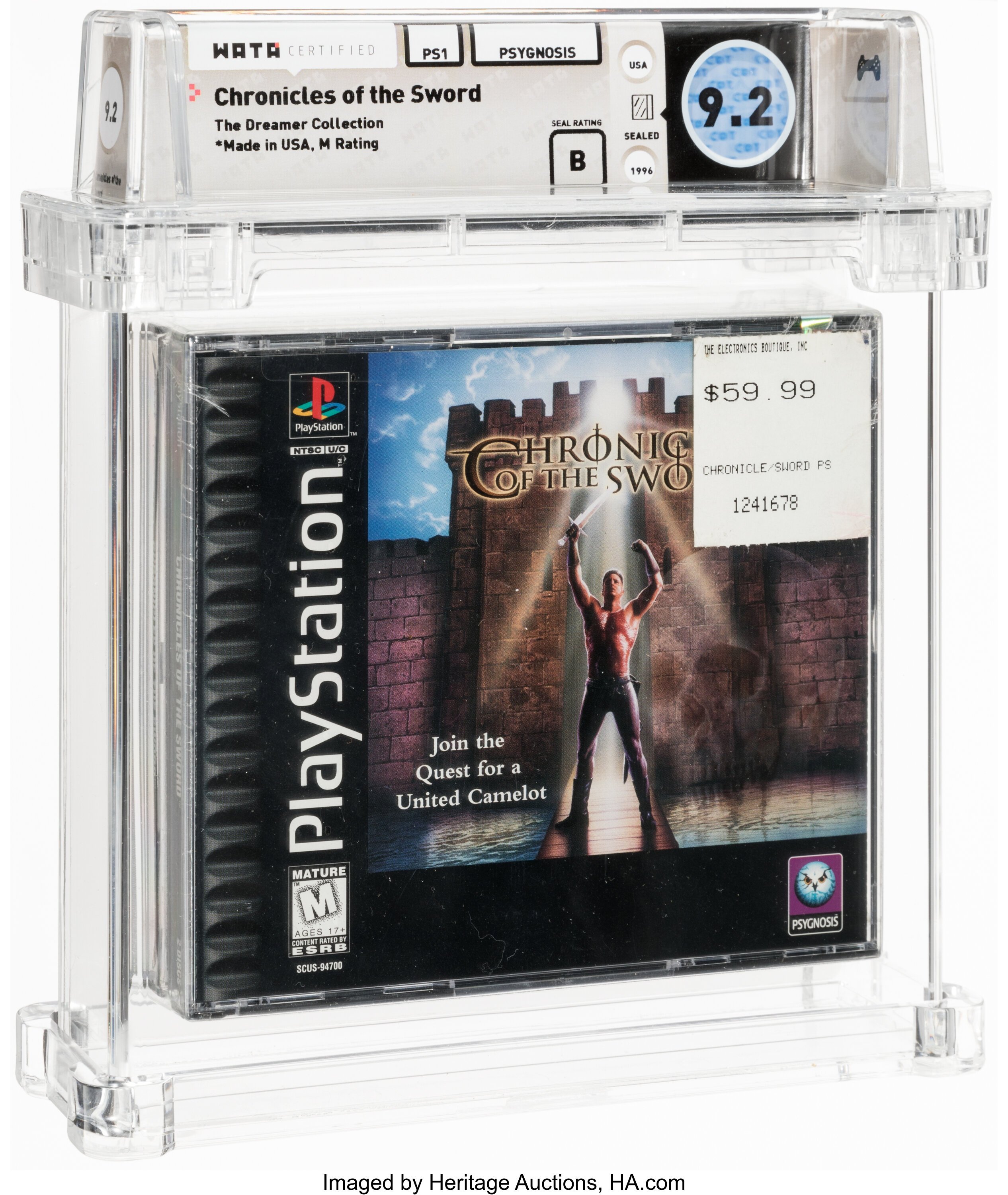 Chronicles of the Sword (PS1): PSA Pop Report & Prices