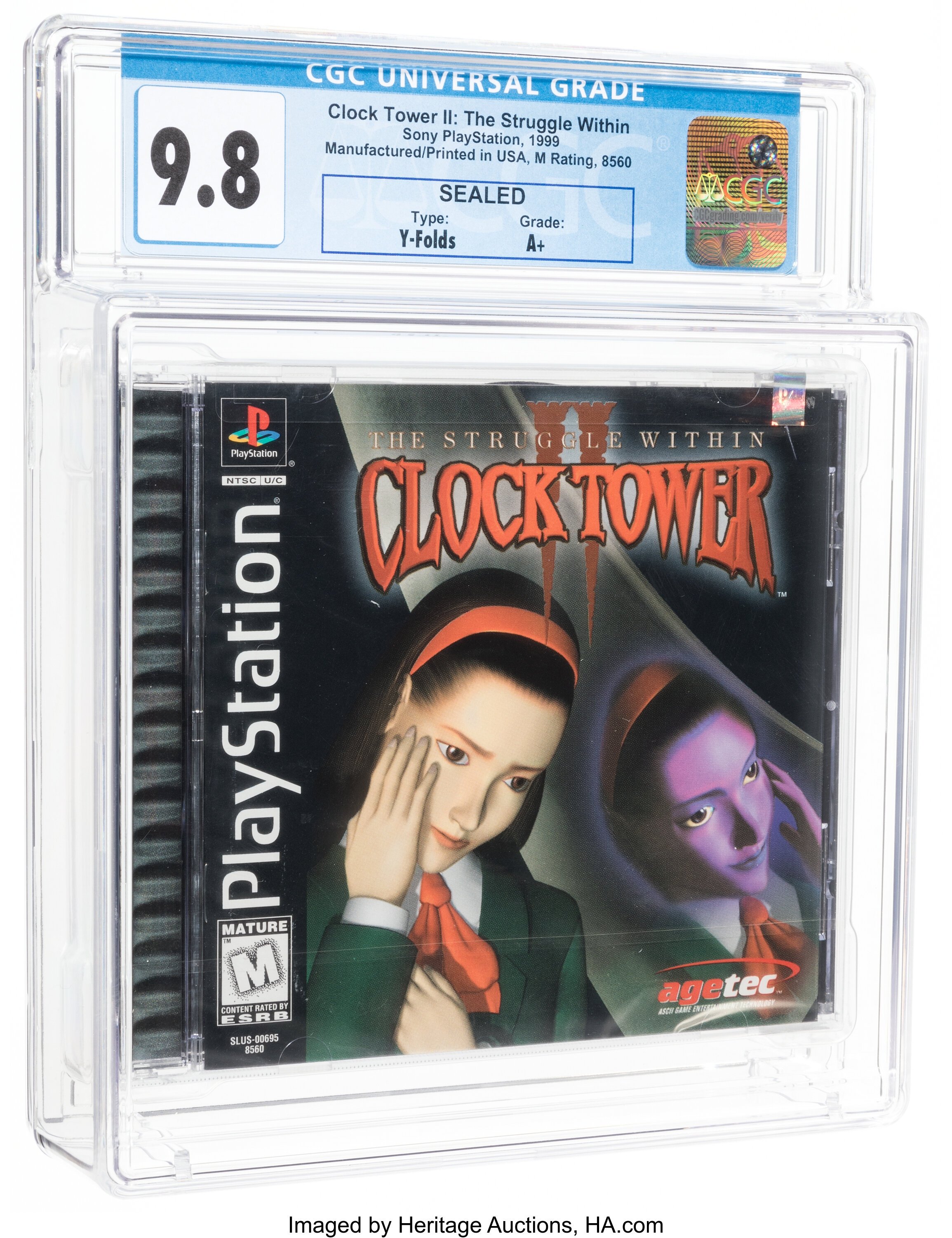 Clock Tower II: The Struggle Within (PS1) — PSA Pop & Prices