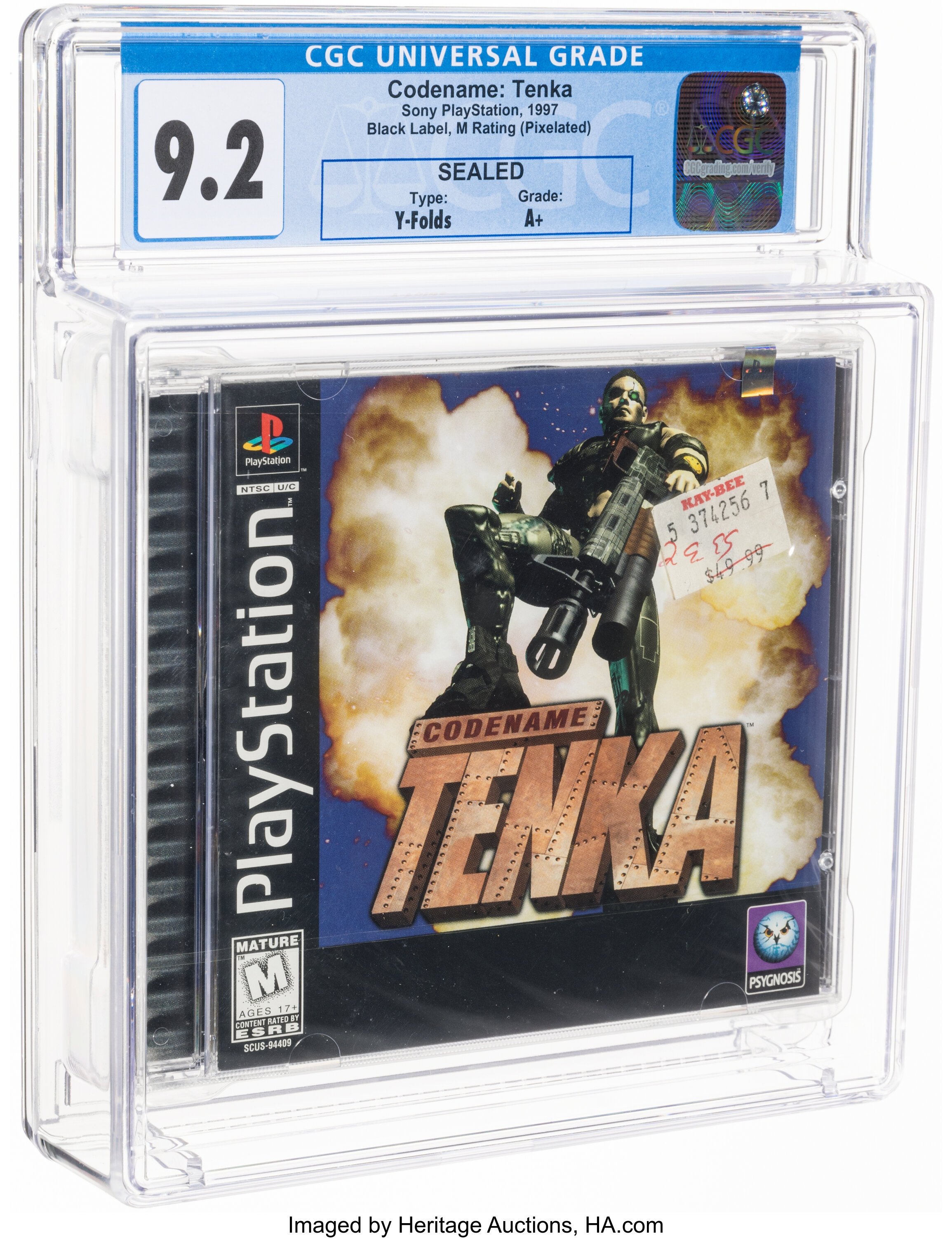 Codename: Tenka (PS1) — PSA Pop Report & Prices