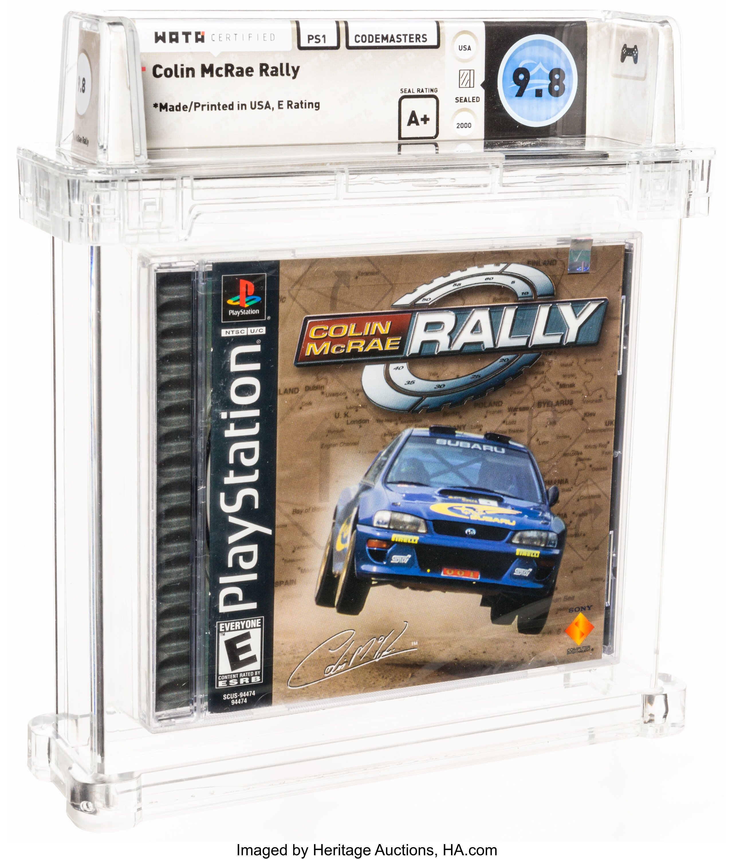 Colin McRae Rally (PS1): PSA Pop Report & Prices