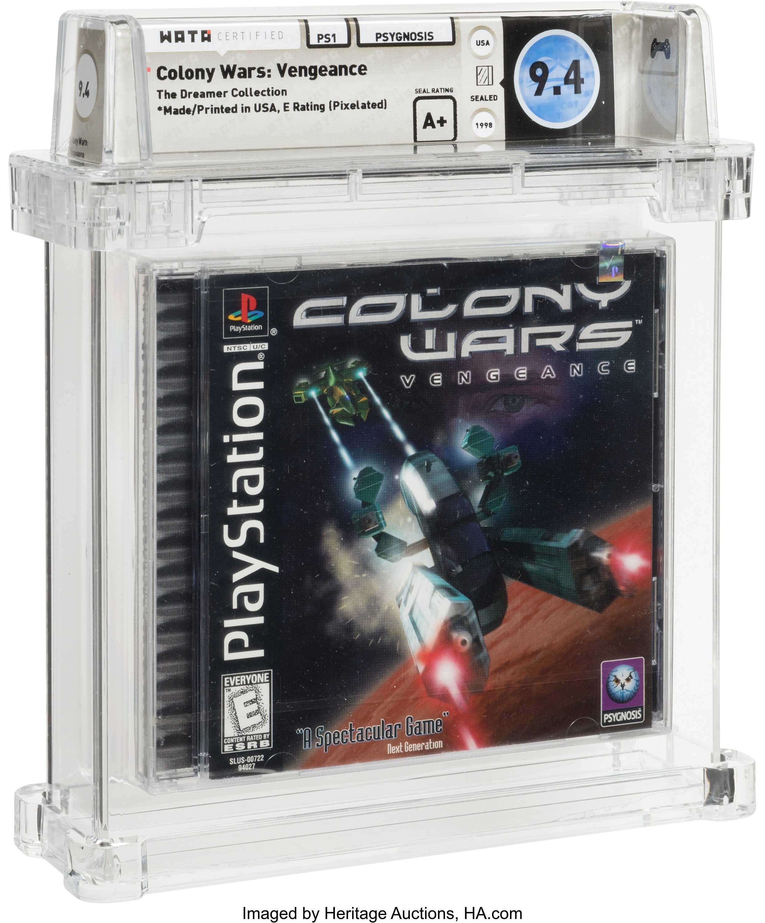 Colony Wars: Vengeance (PS1) — PSA Pop Report & Prices